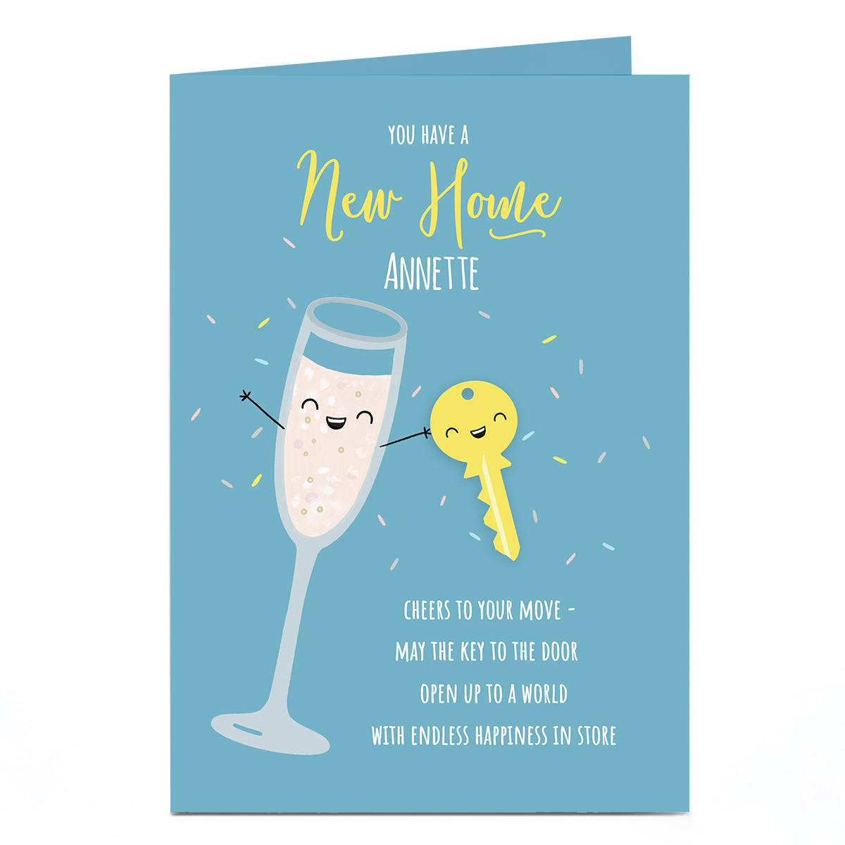 Personalised New Home Card - Endless Happiness 