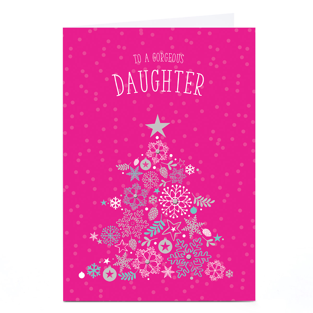 Personalised Christmas Card - Daughter