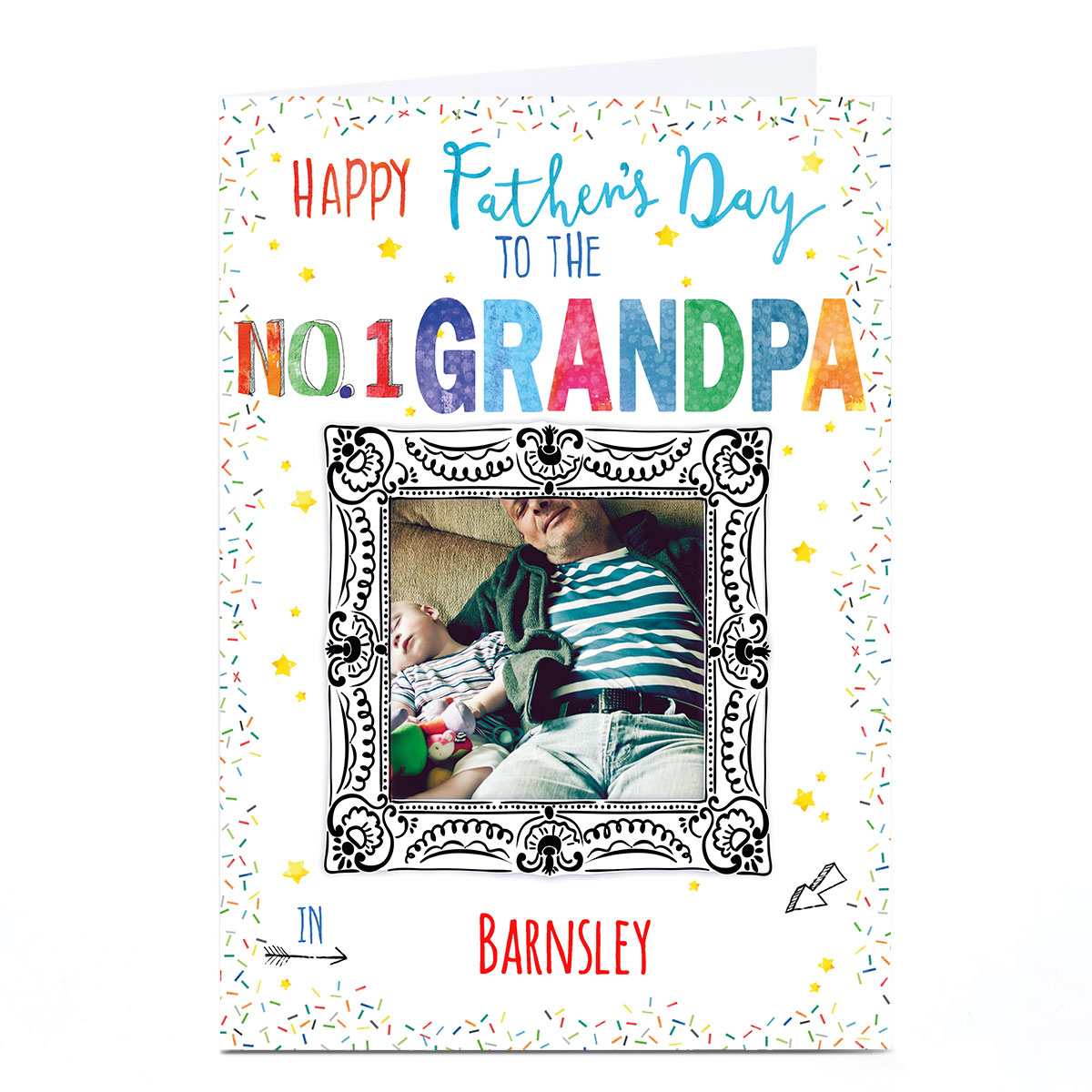 Photo Nik Golesworthy Father's Day Card - No 1 Grandpa