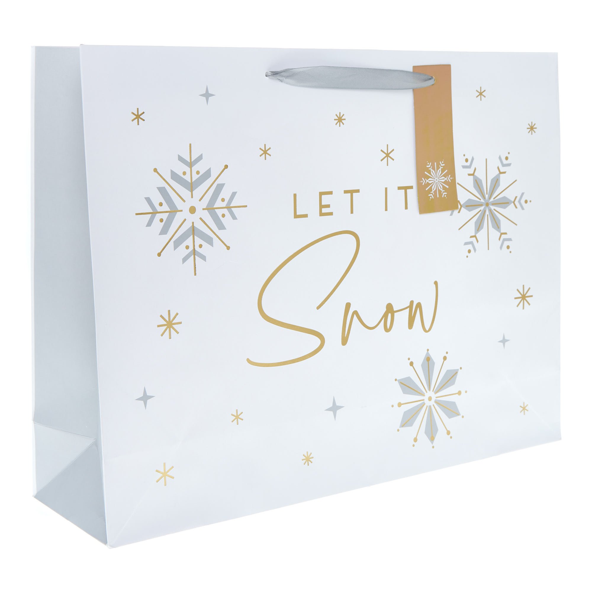 Extra Large Landscape Let It Snow Gift Bag