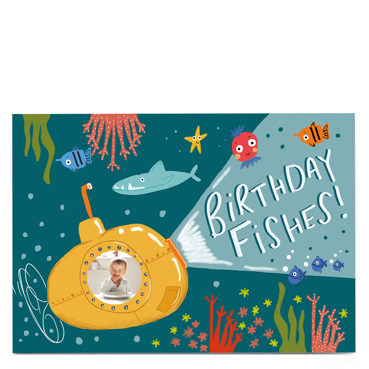Photo Carol Richardson Birthday Card - Birthday Fishes