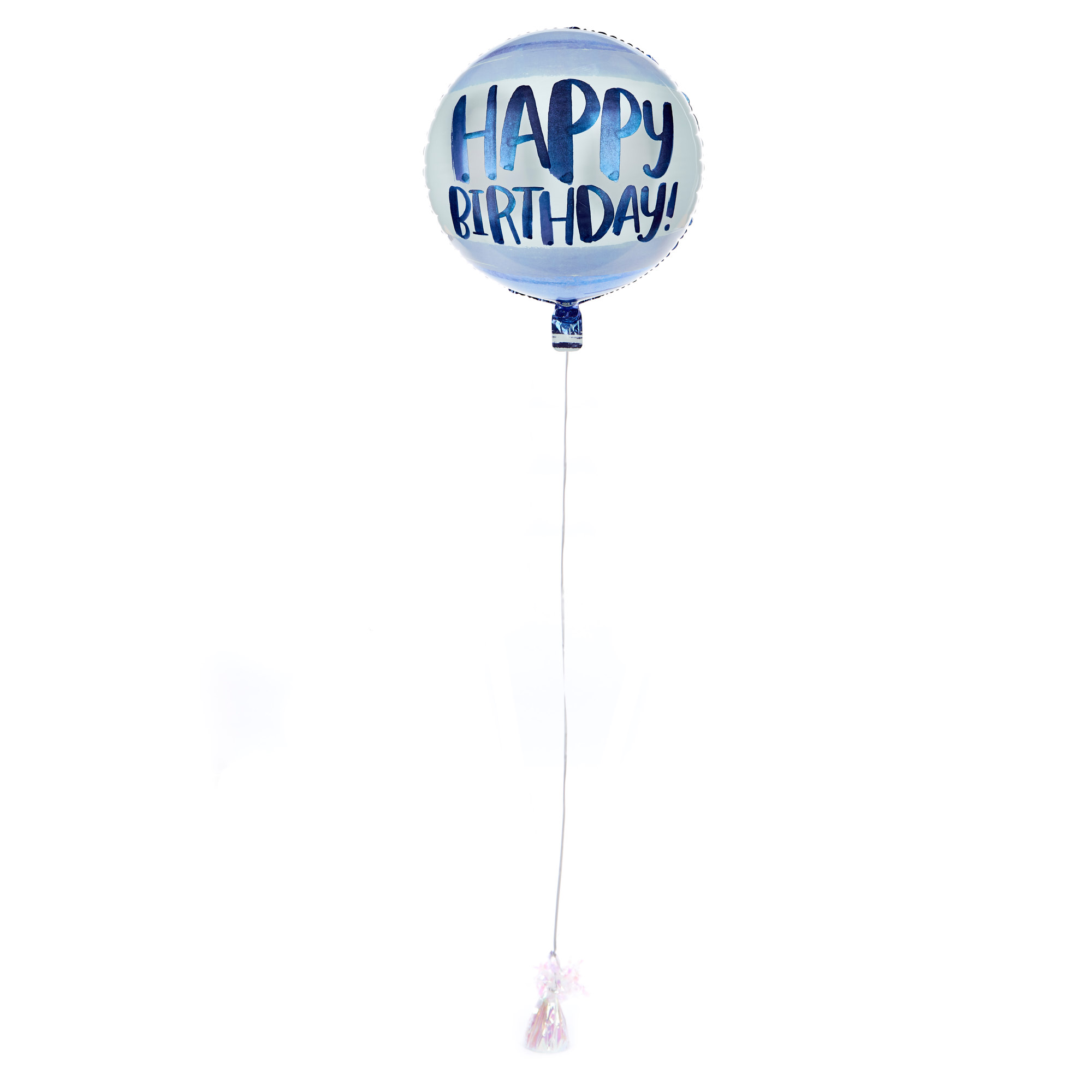 Blue Watercolour Happy Birthday Balloon & Lindt Chocolates - FREE GIFT CARD!