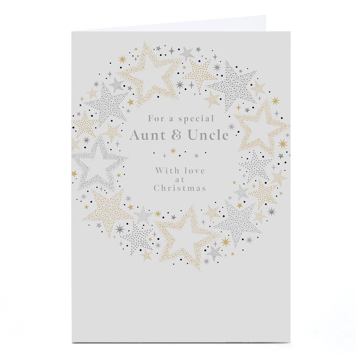 Personalised Christmas Card - A Special Aunt & Uncle