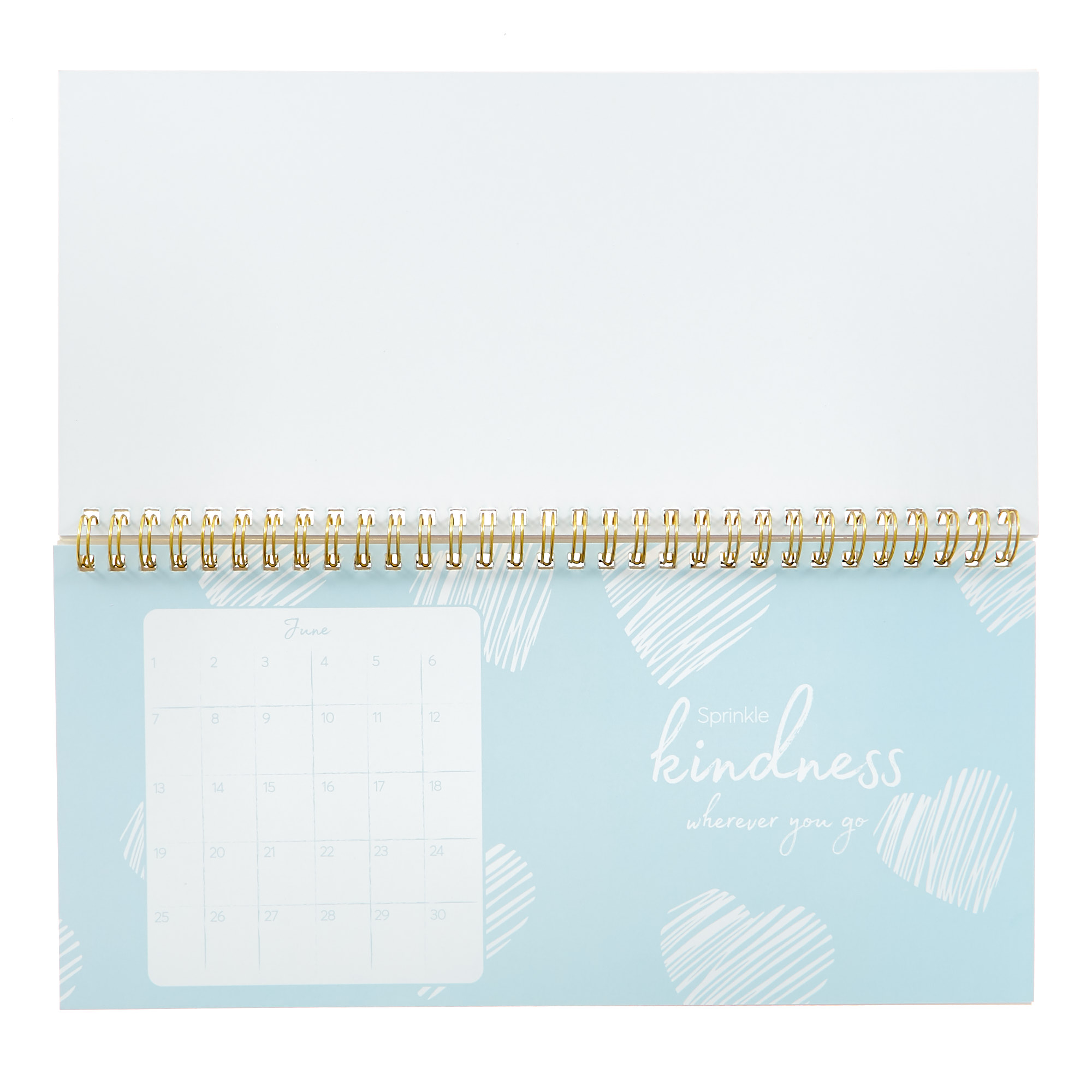 Smile Positivity Monthly Desk Planner