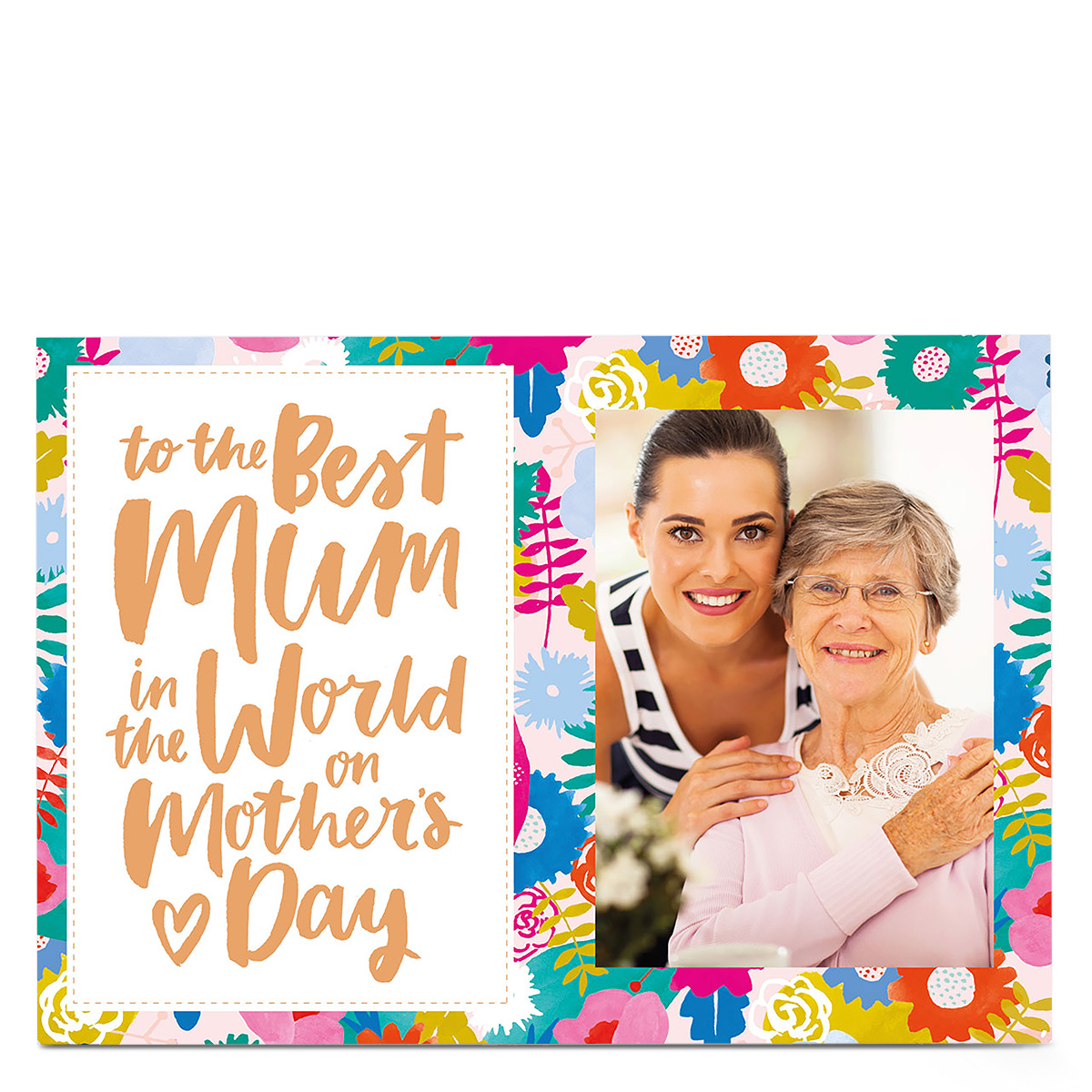 Photo Upload Mother's Day Card - Best Mum In The World