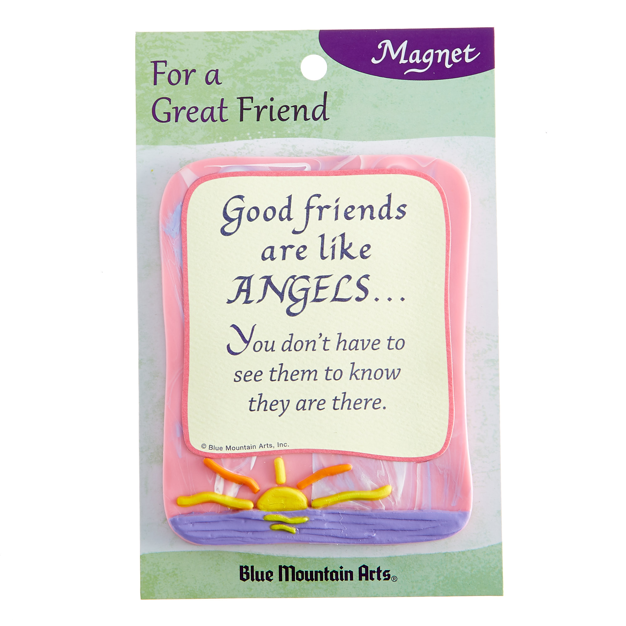 Blue Mountain Arts Magnet - Good Friends Are Like Angels 