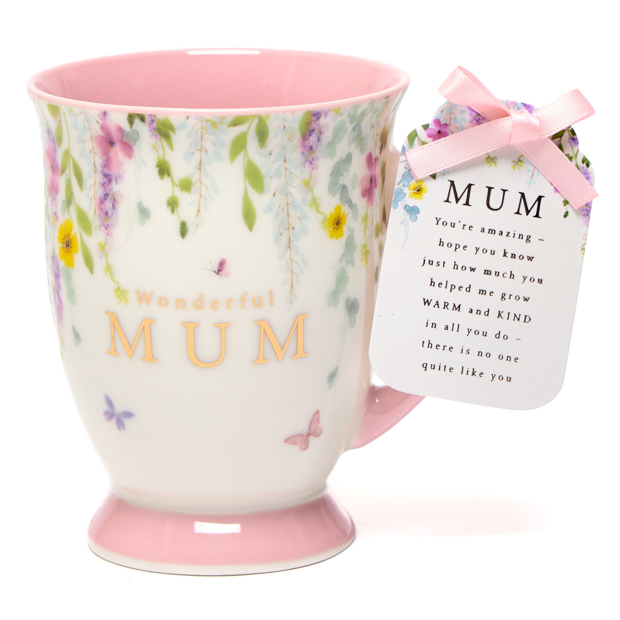 Wonderful Mum Floral Mug