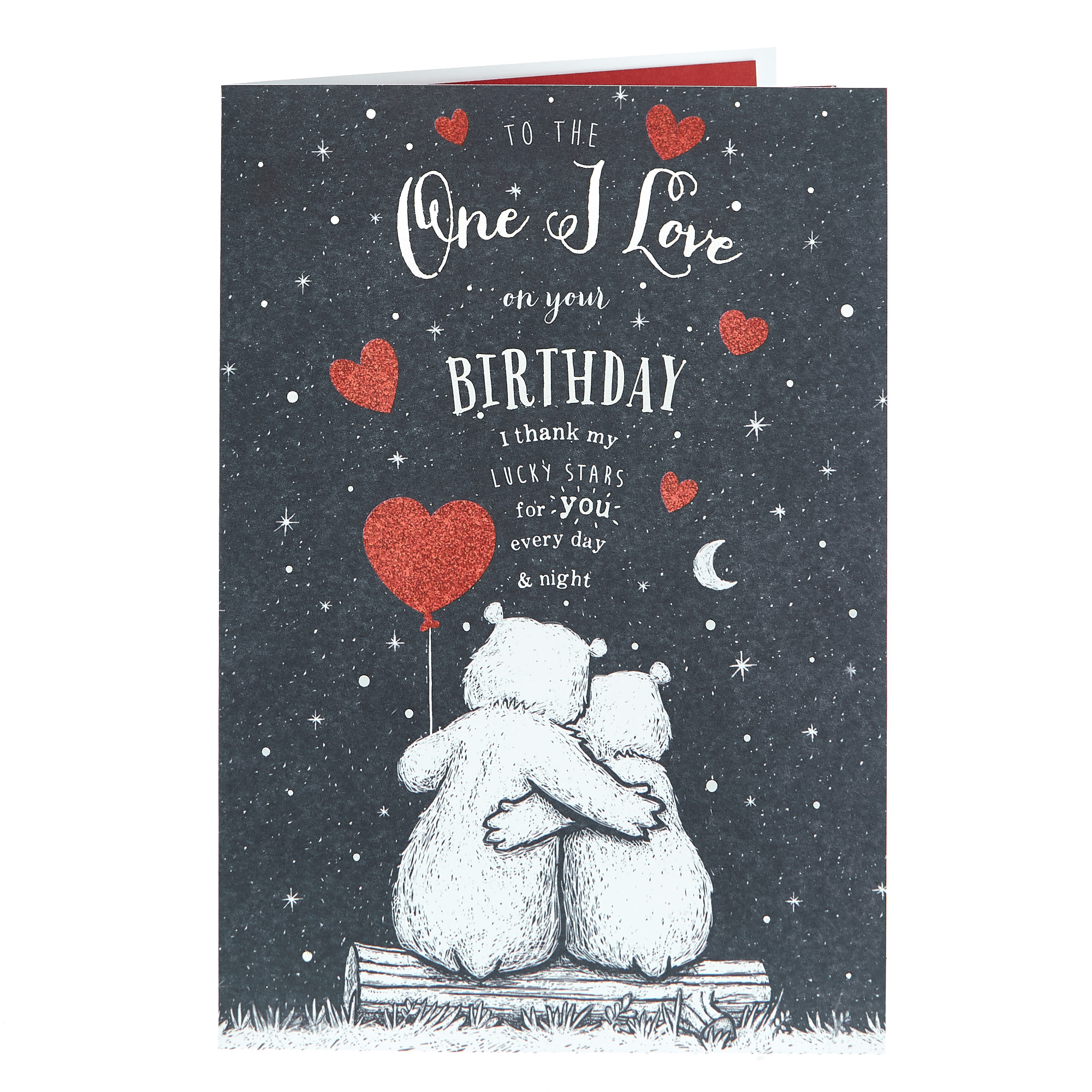 Birthday Card - To The One I Love Bear Couple