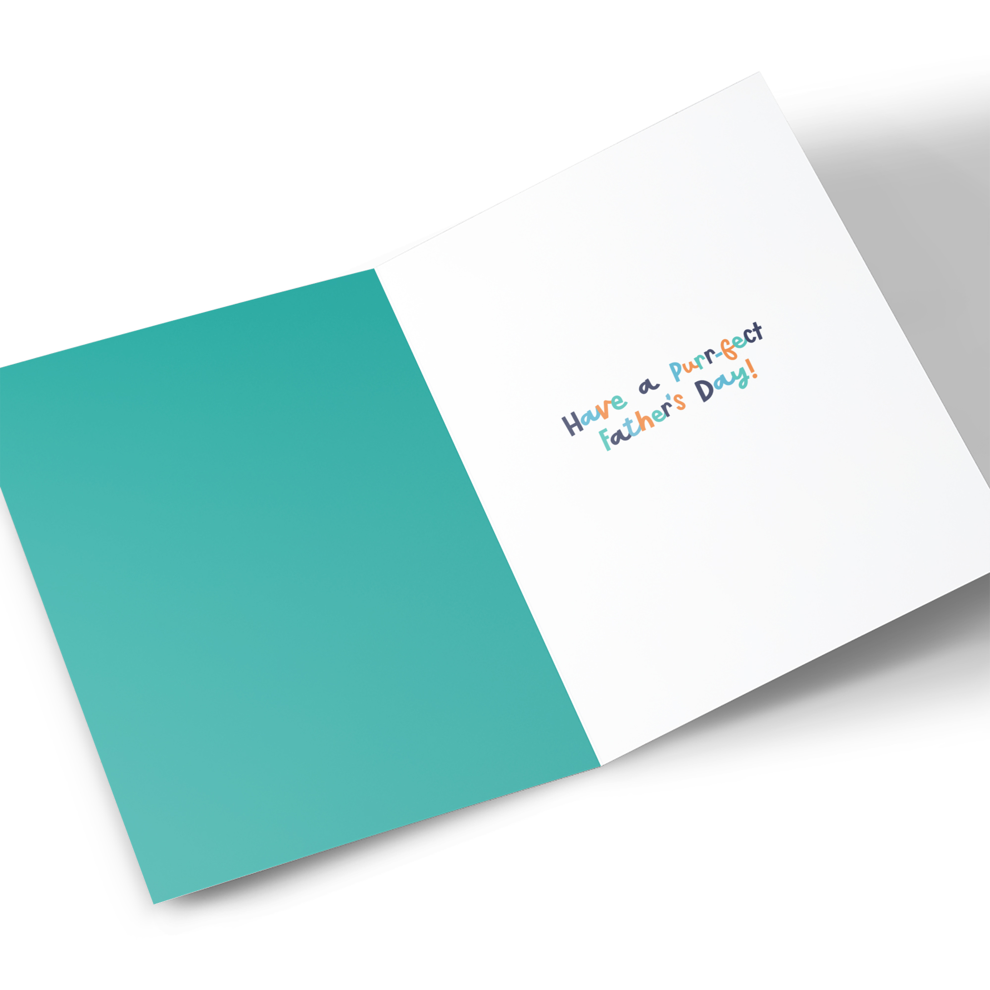 Father's Day Card - From The Kitty With Kisses