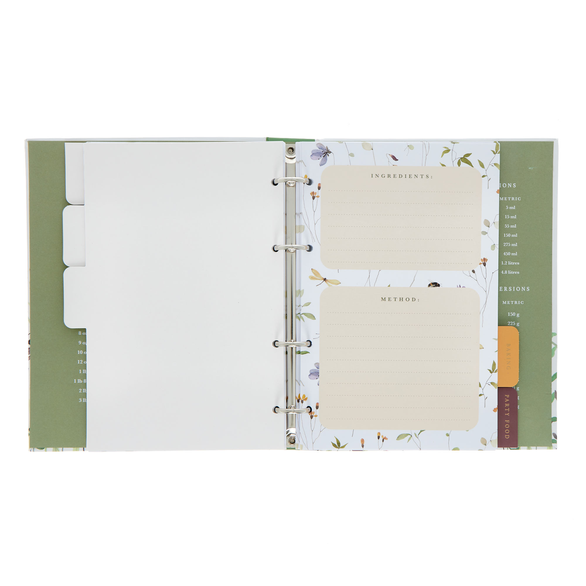 Floral Recipe Holder
