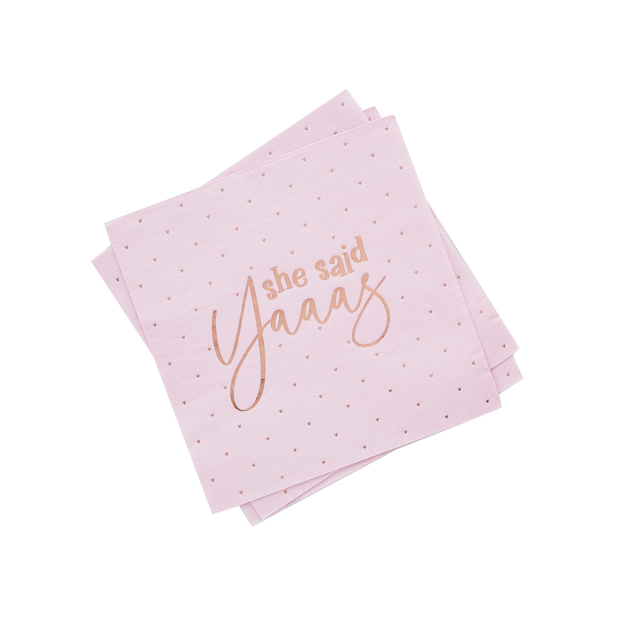 She Said Yaaas Paper Napkins - Pack of 16