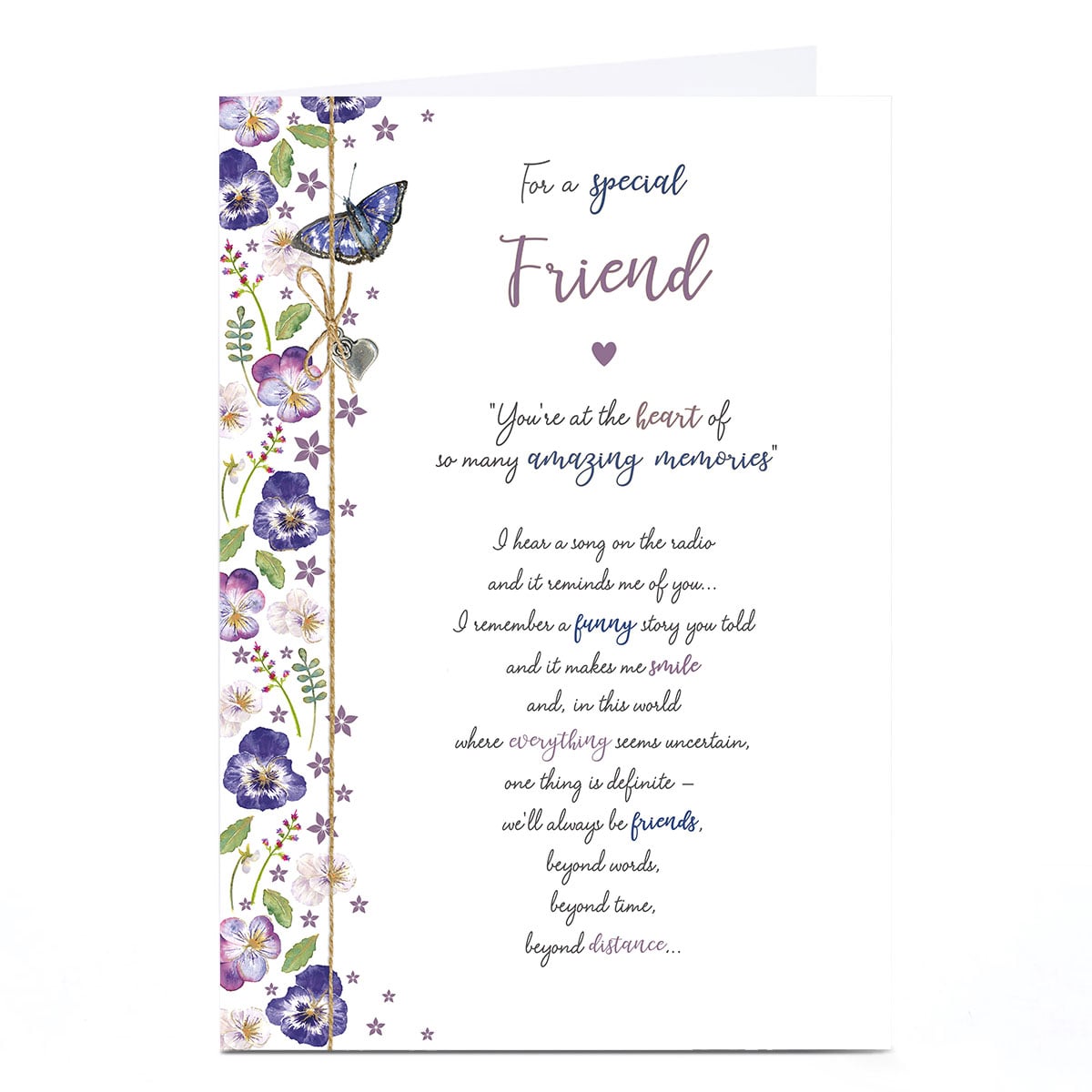 Birthday Card - For A Special Friend