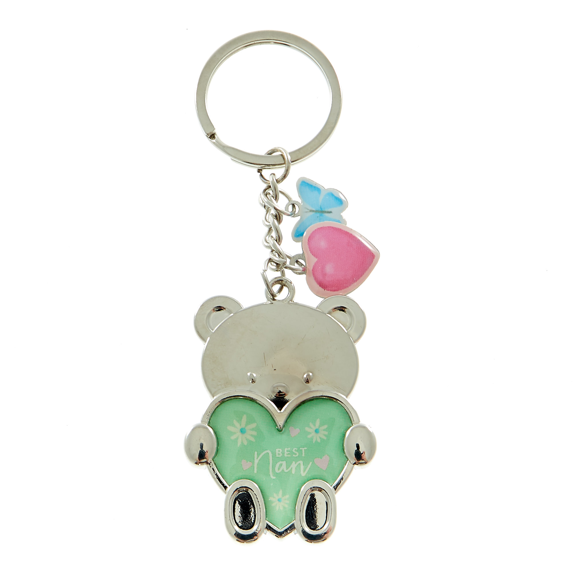 Hugs Bear Best Nan Keyring 