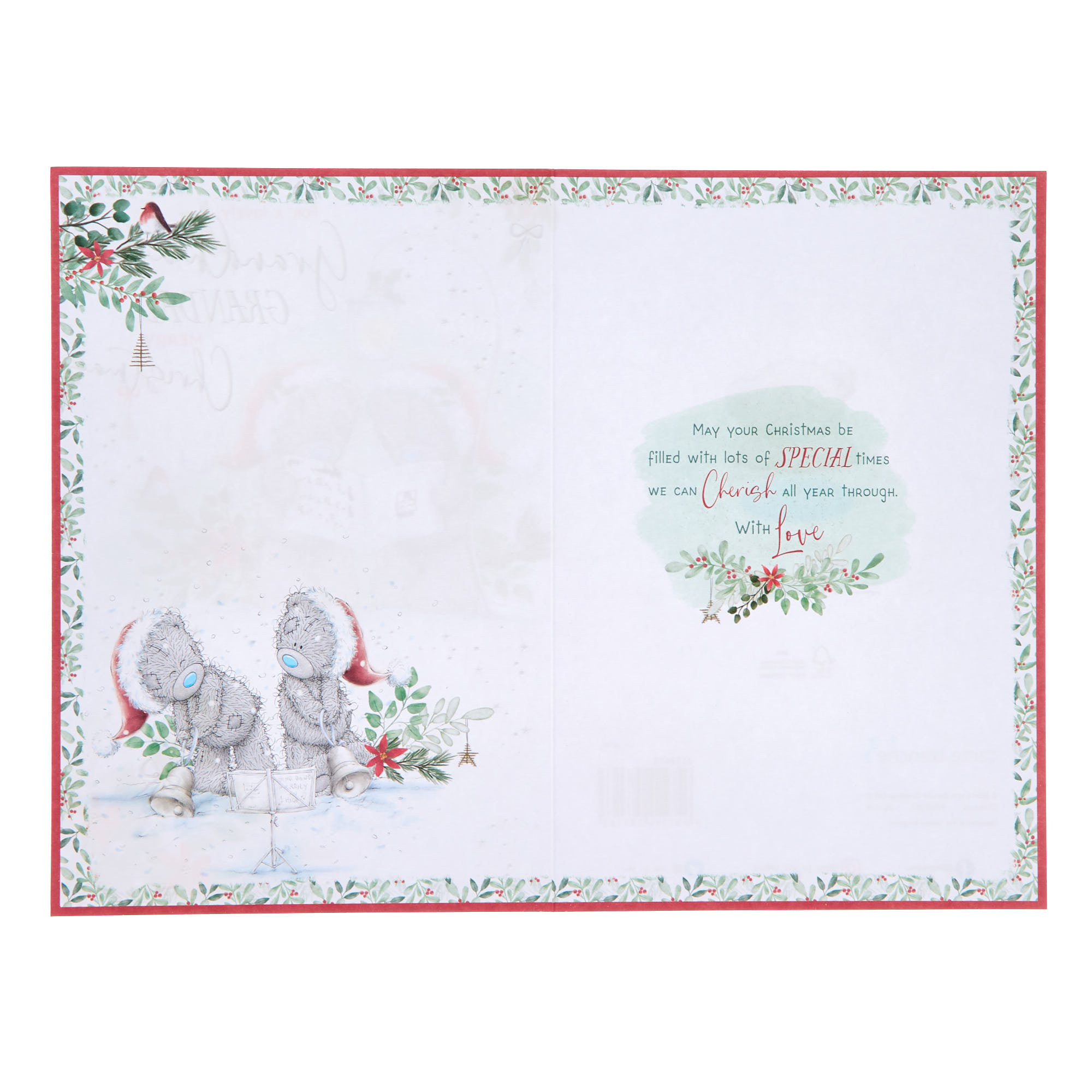 Buy Me To You Tatty Teddy Grandma & Grandad Christmas Card for GBP 1.99