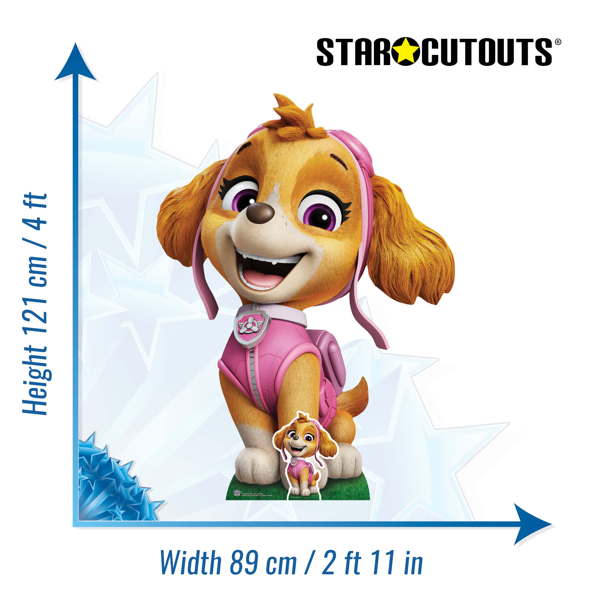 Paw Patrol Skye Medium Cardboard Cutout