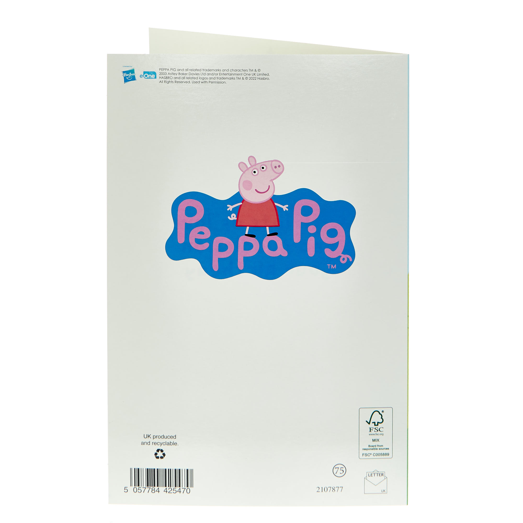 Daddy Brilliant Peppa Pig Birthday Card