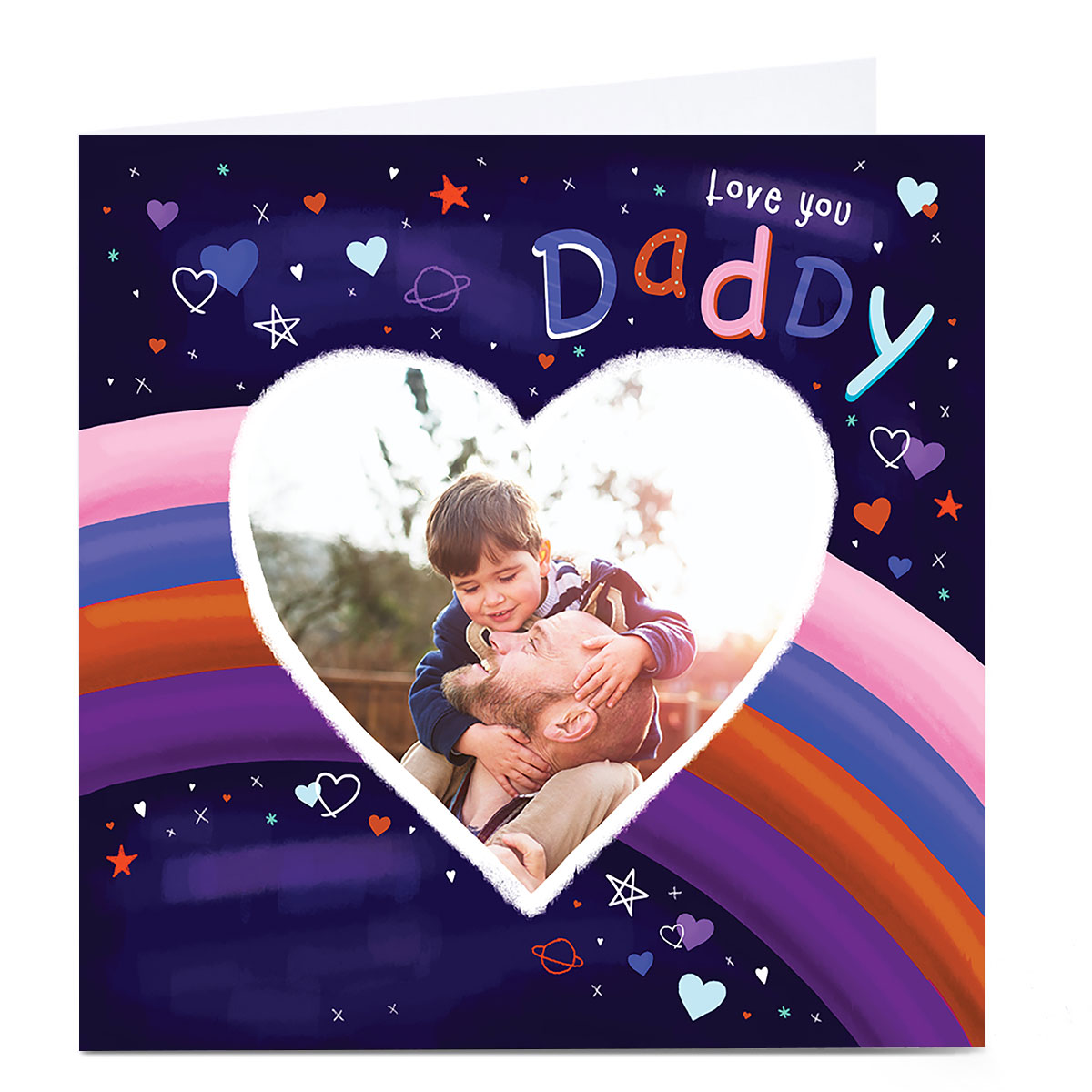 Photo Valentine's Day Card - Love You Daddy