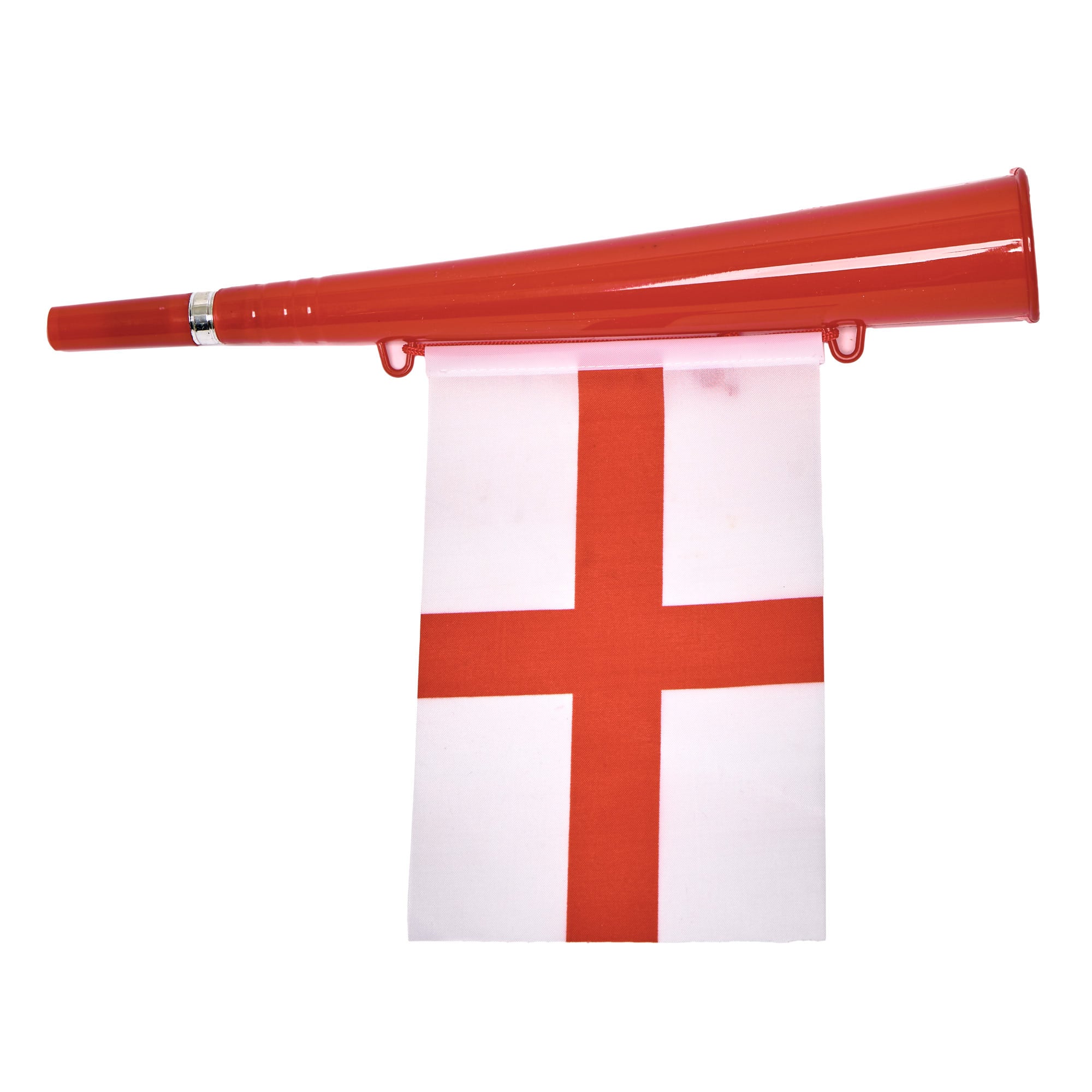 England Supporter's Horn & Flag