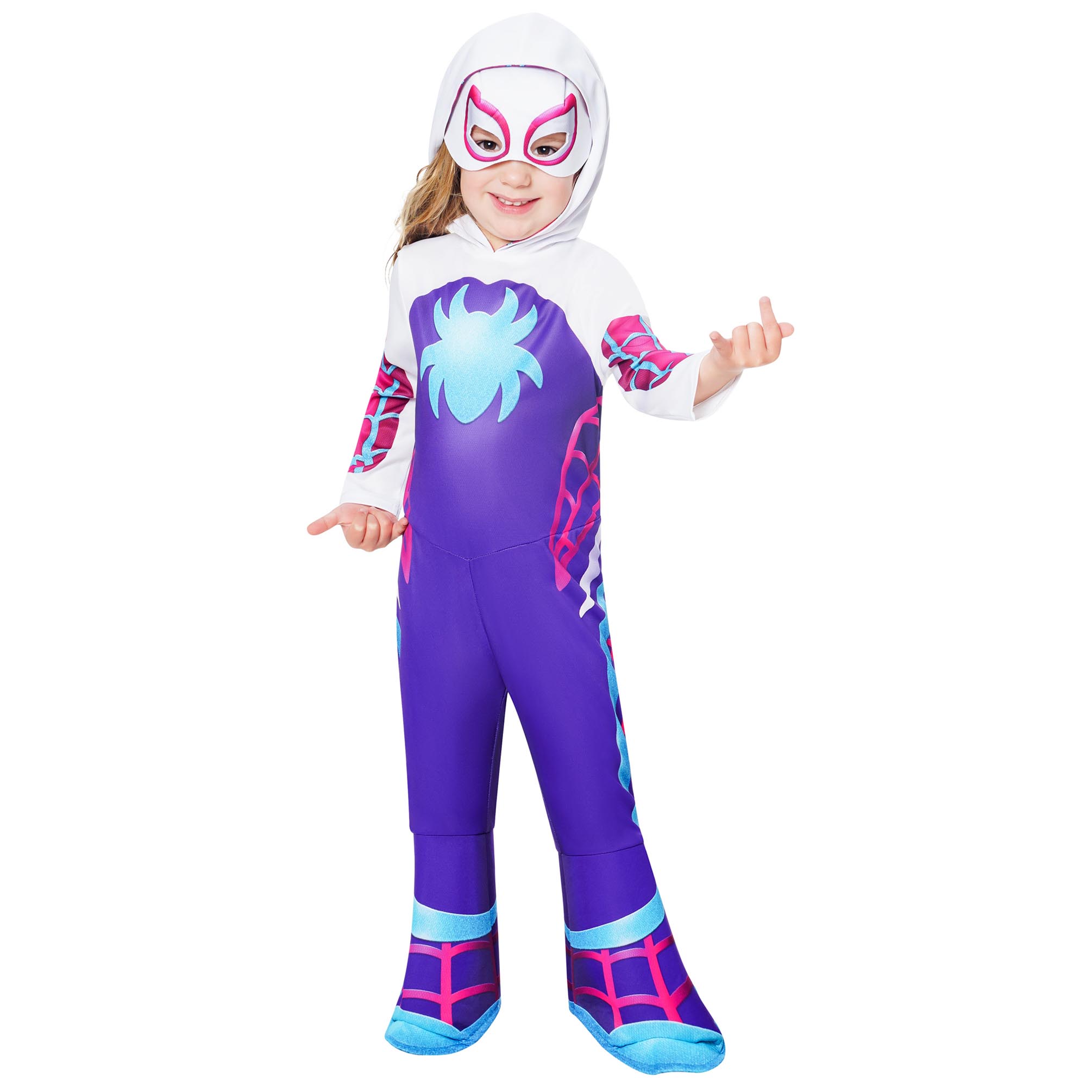 Spidey Ghost Spider Children's Fancy Dress Costume 