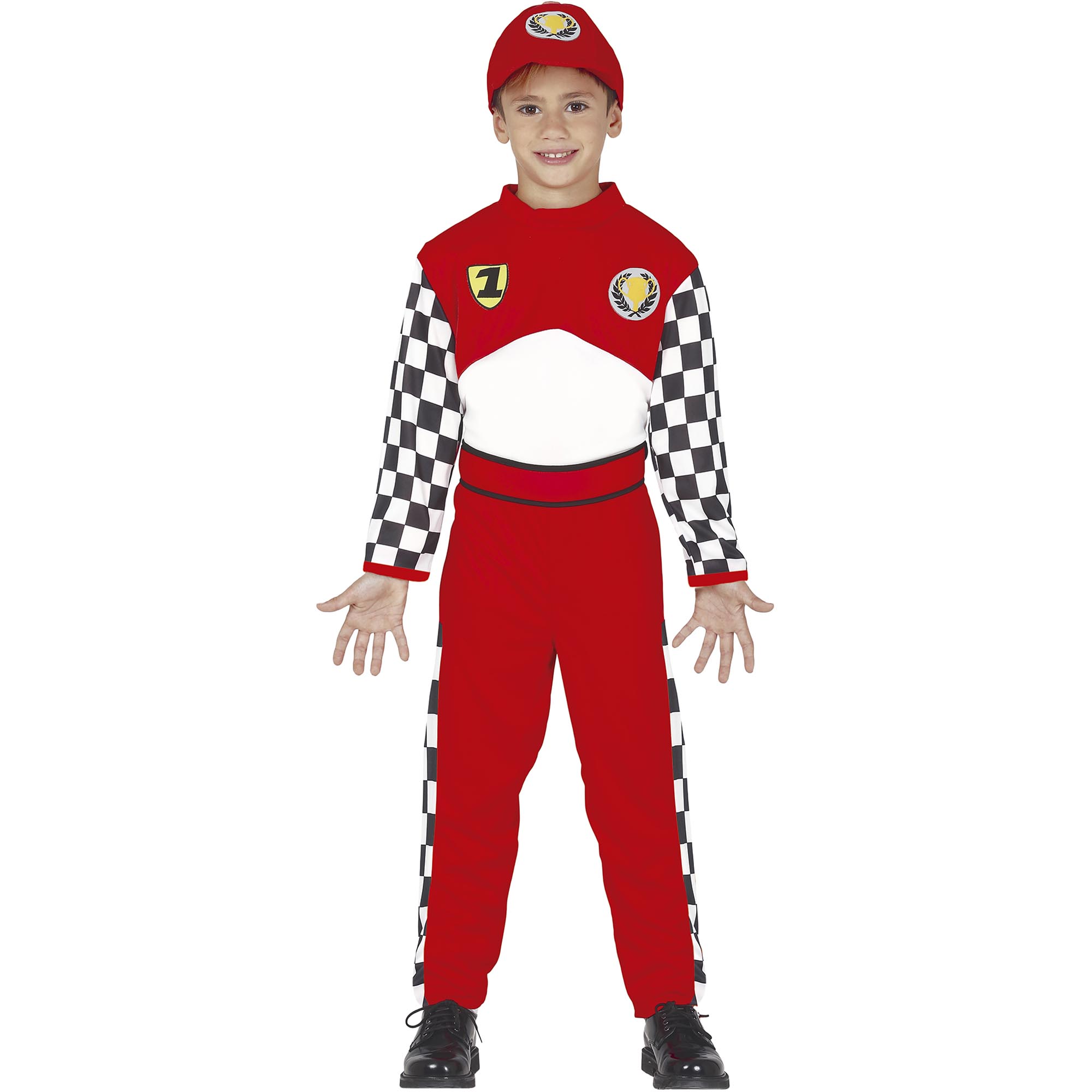 Formula Driver Children's Fancy Dress Costume 