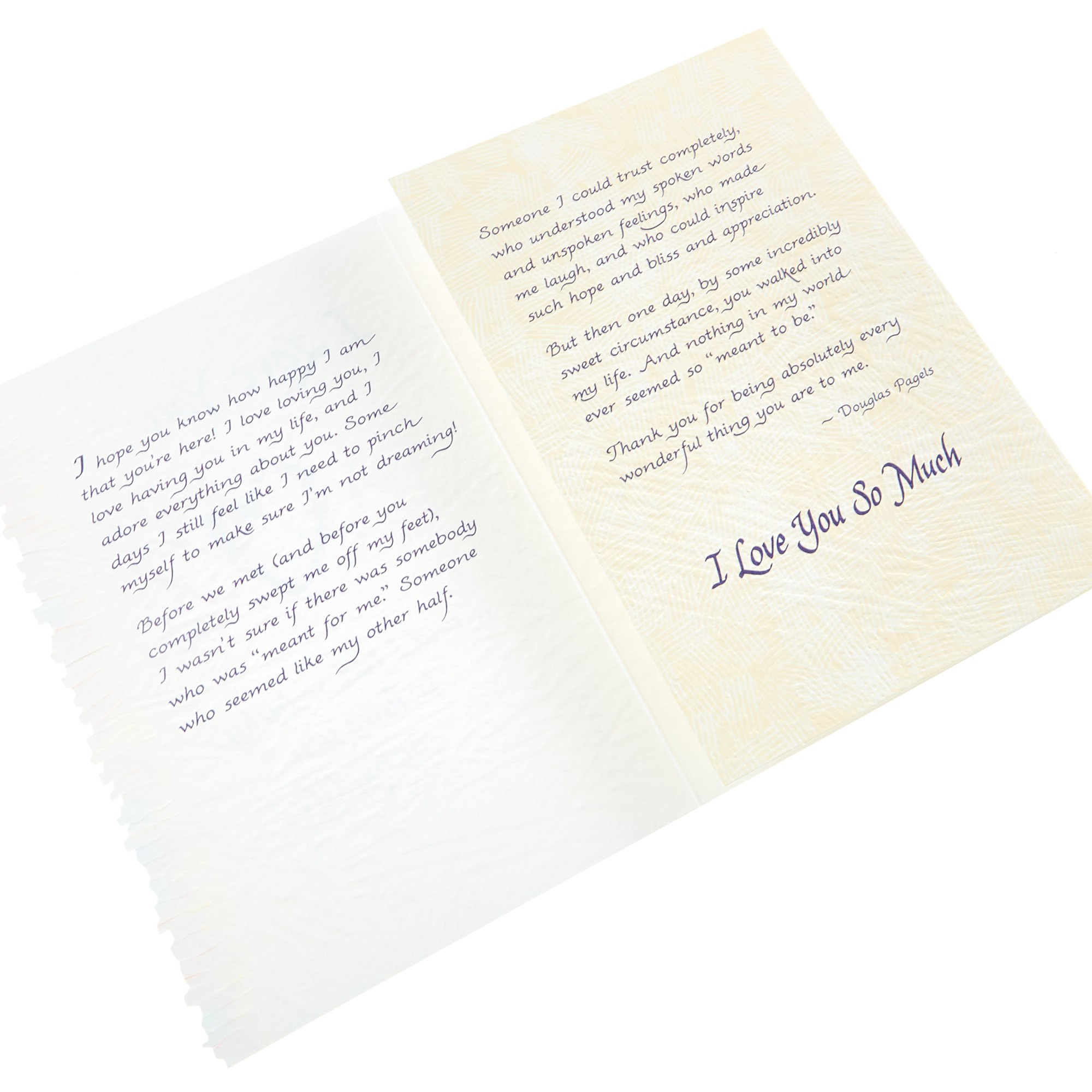 Blue Mountain Arts Card - I Love You 