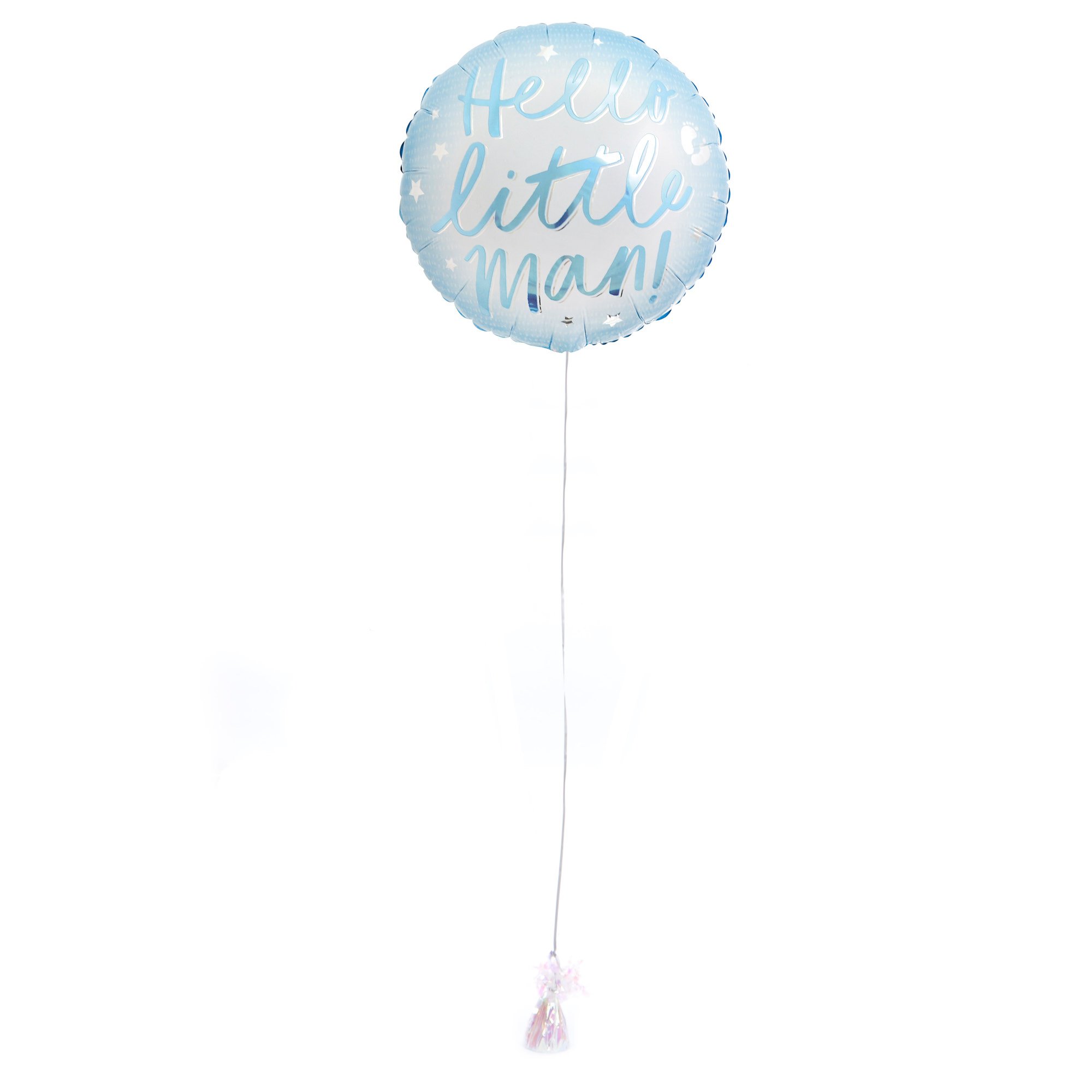 Hello Little Man Balloon & Lindt Chocolates - FREE GIFT CARD!