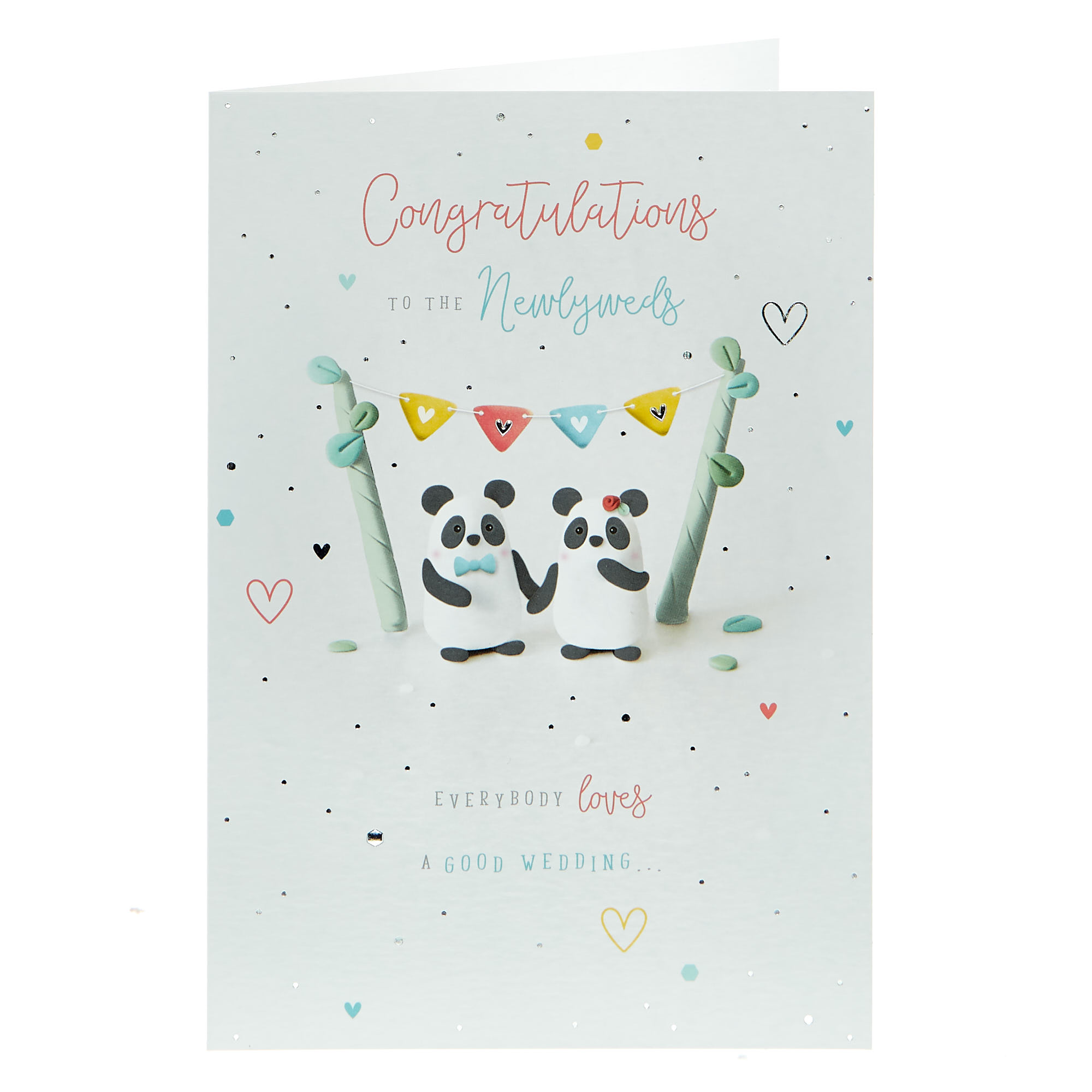 Wedding Card - To The Newlyweds Pandas