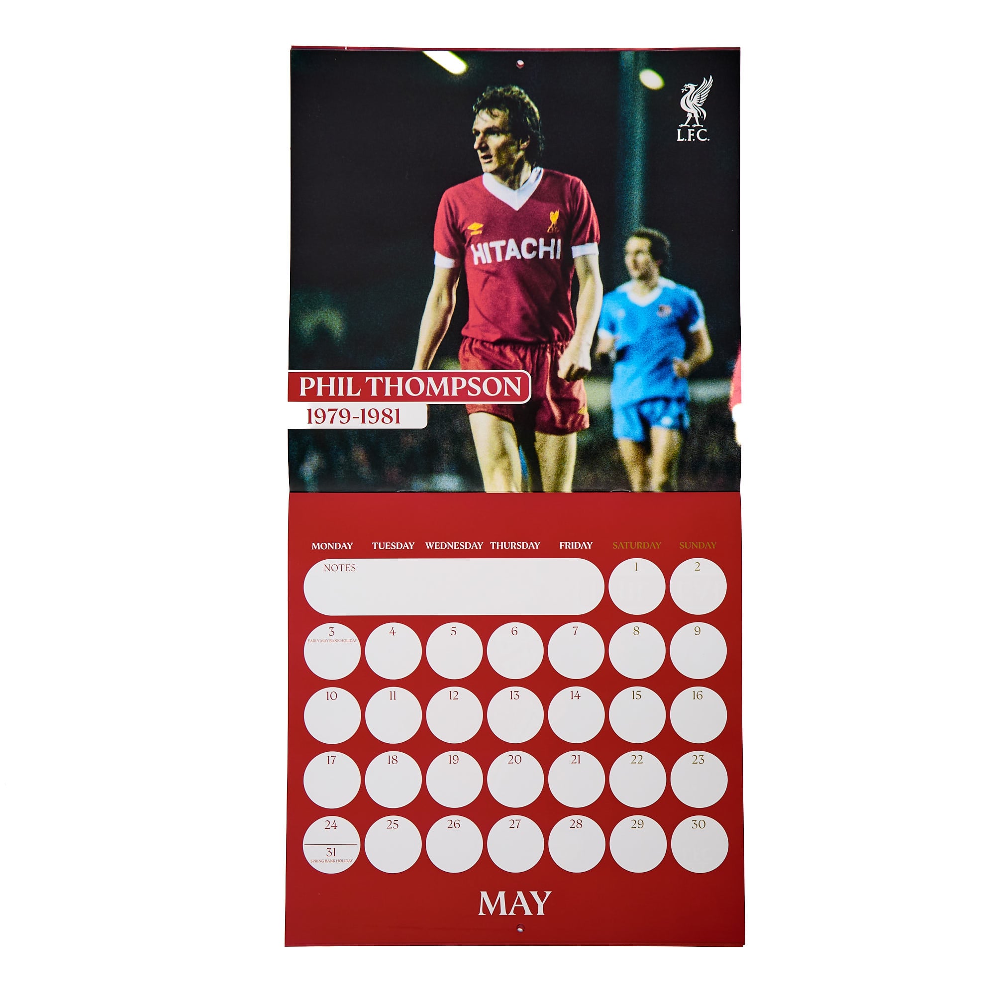 Liverpool FC 2027 Square Wall Calendar 