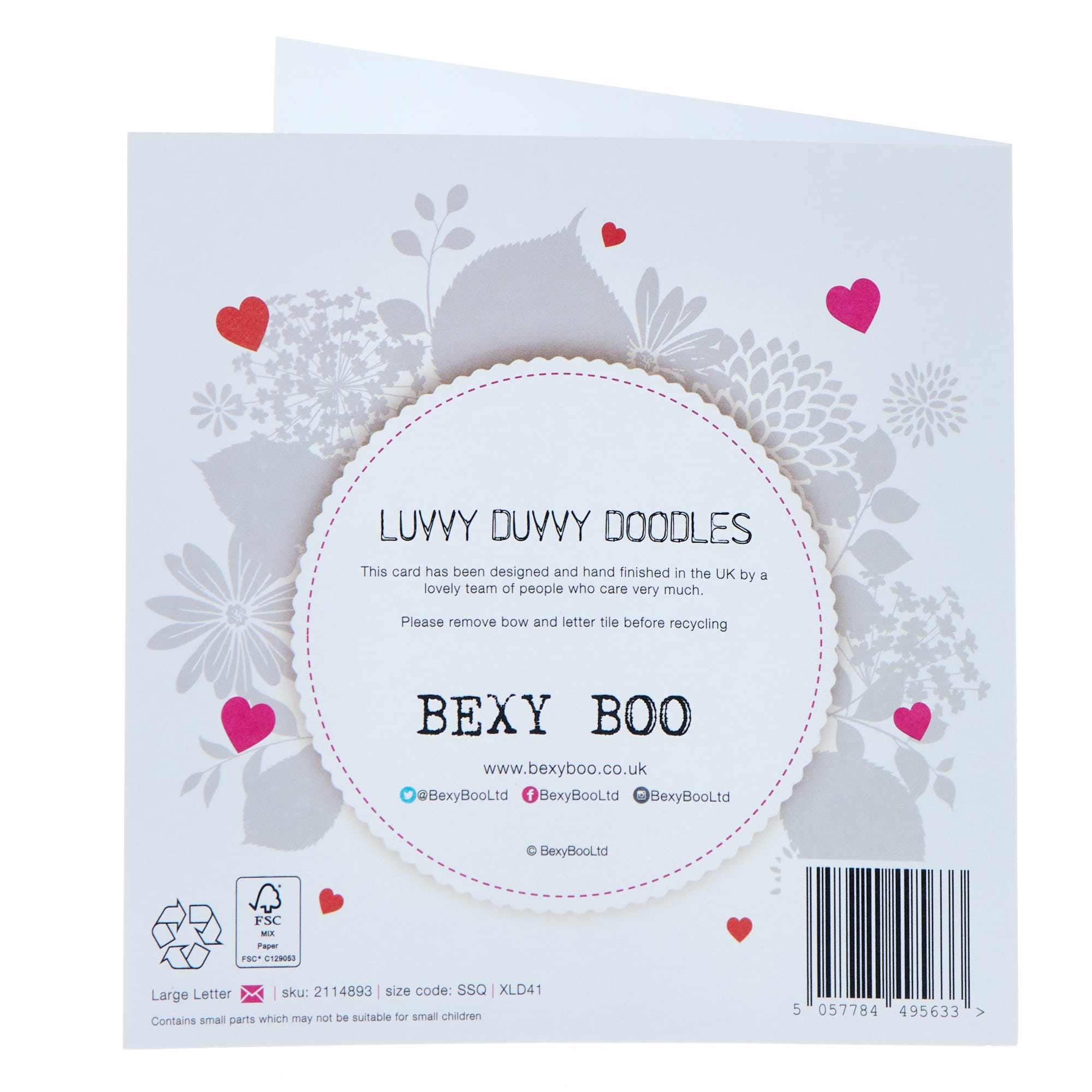 Bexy Boo Husband Christmas Card