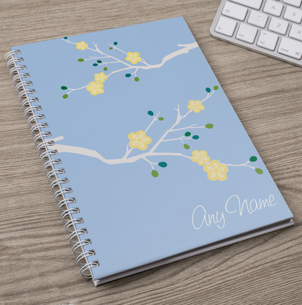 Personalised Orient Flowers Notebook