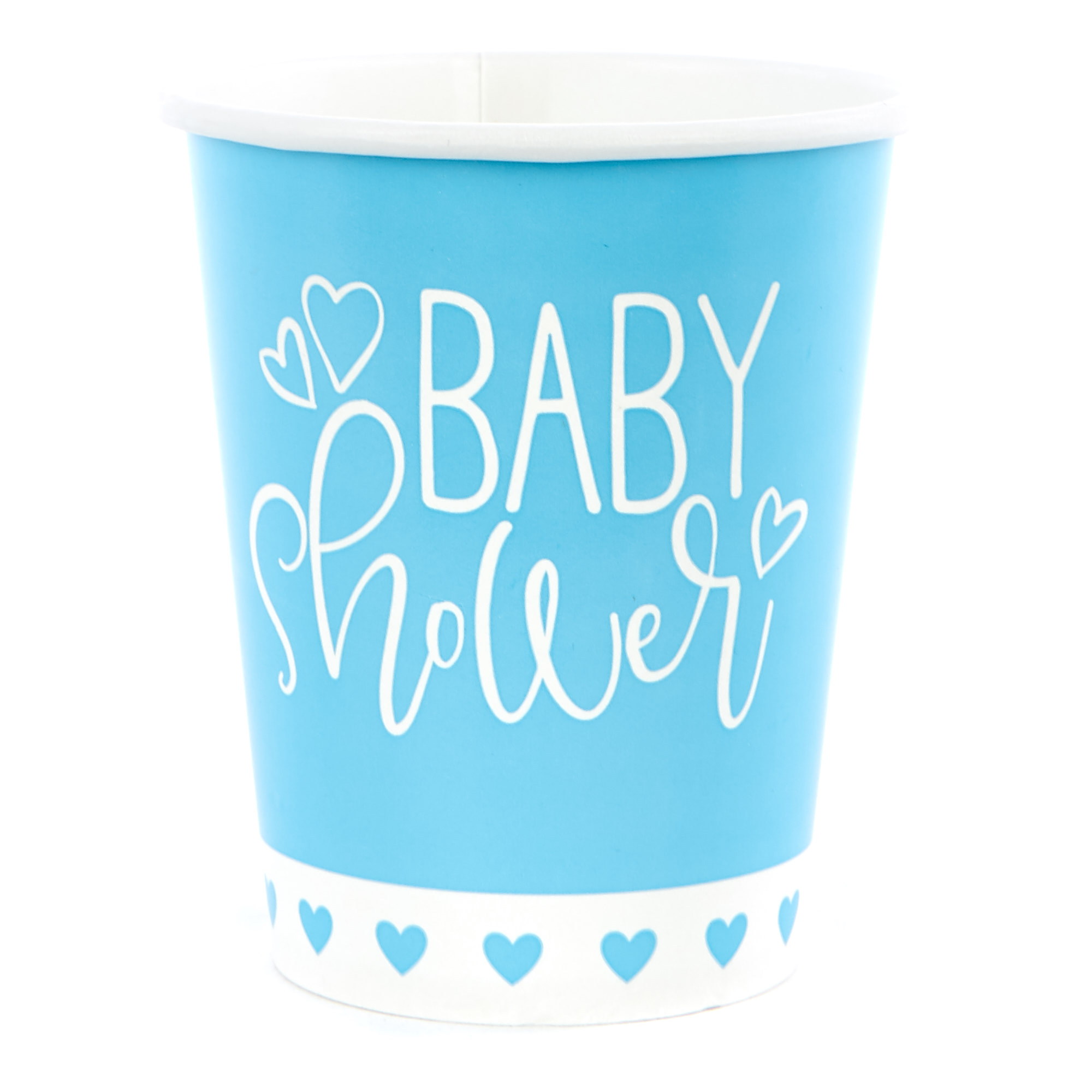 Blue Baby Shower Tableware & Decorations Party Bundle - 16 Guests