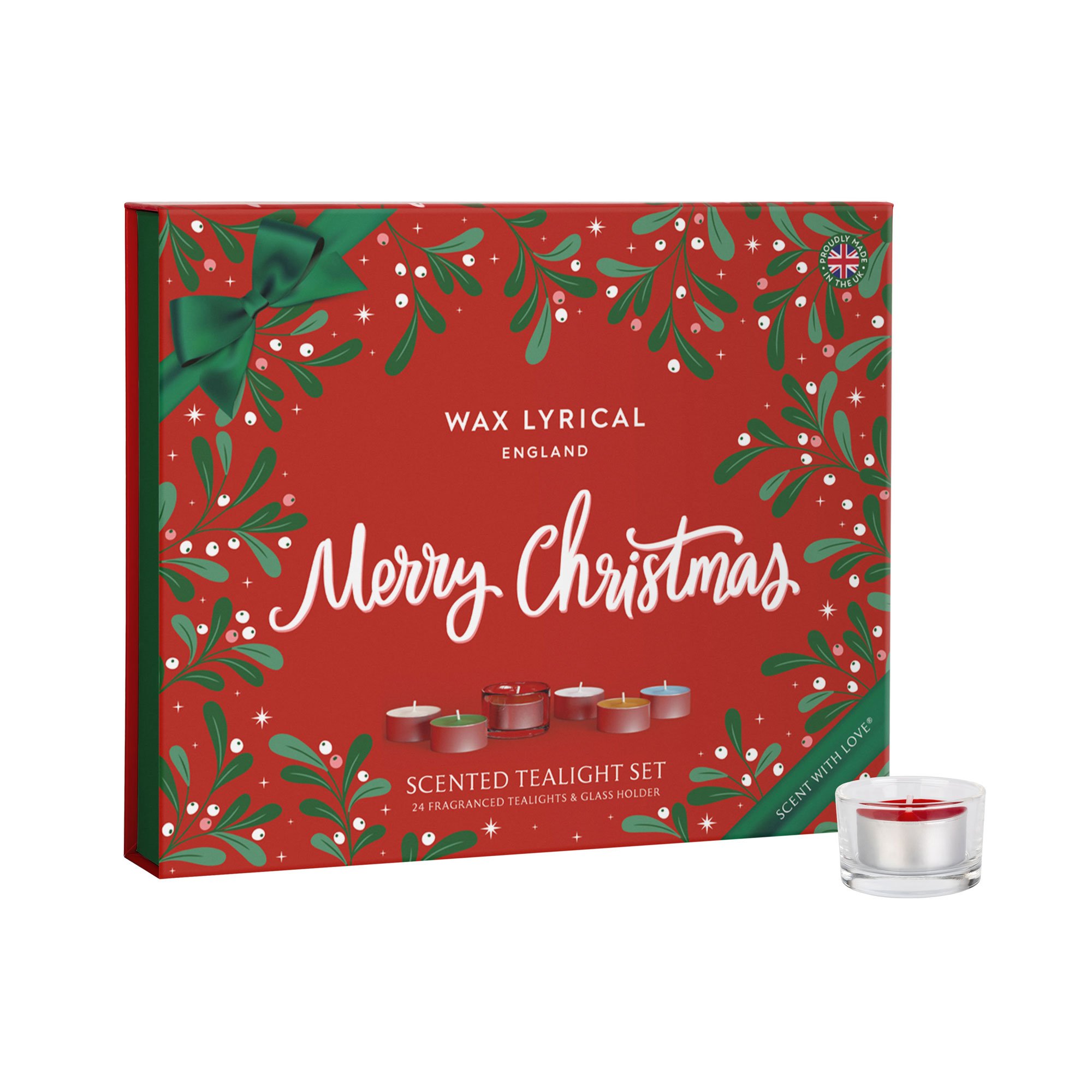 Wax Lyrical Merry Christmas Scented Tealight Set