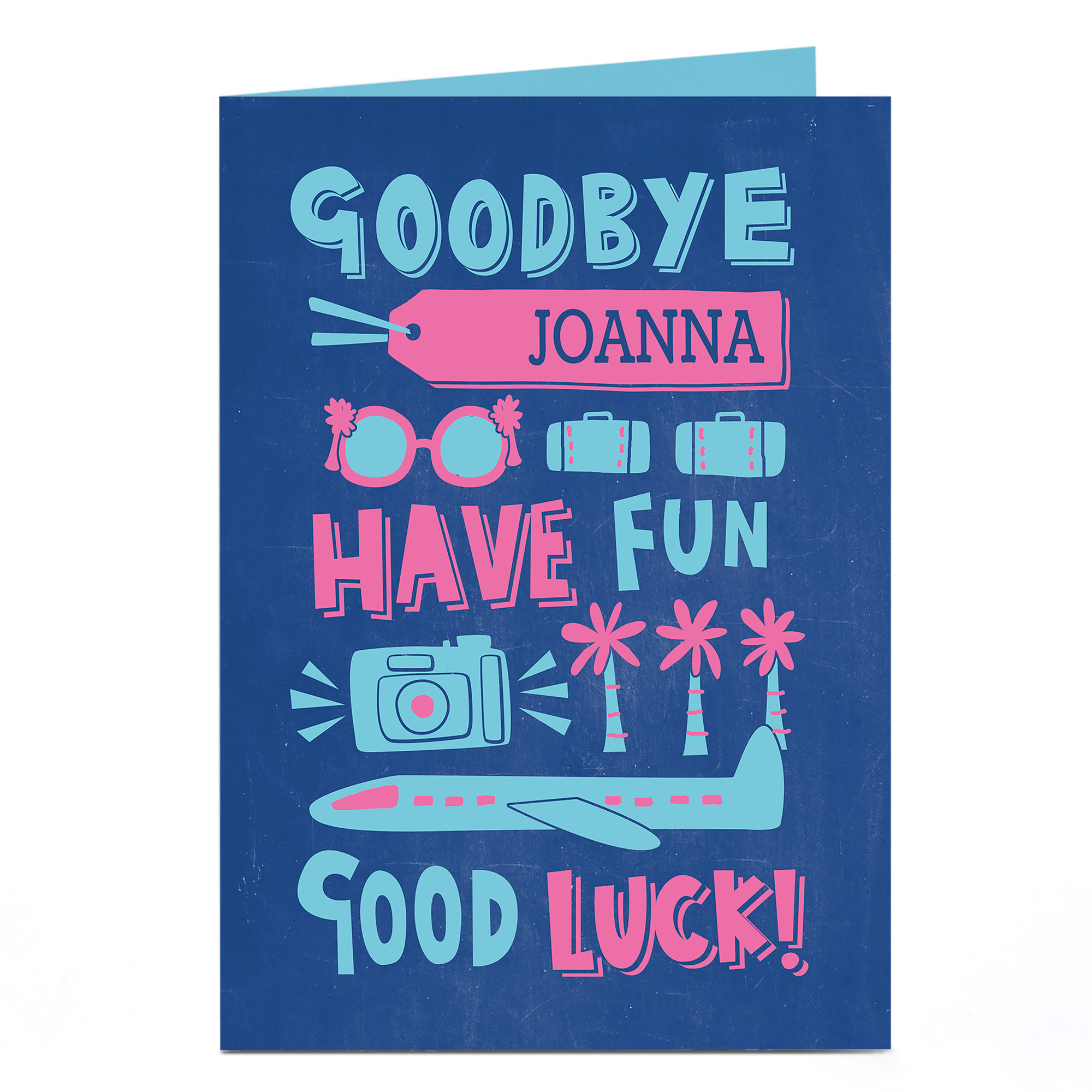 Personalised Traveling Card - Goodbye, Have Fun