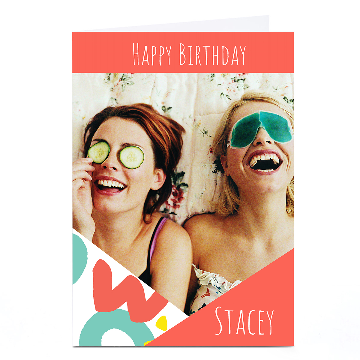 Photo Phoebe Munger Birthday Card - Abstract Pattern