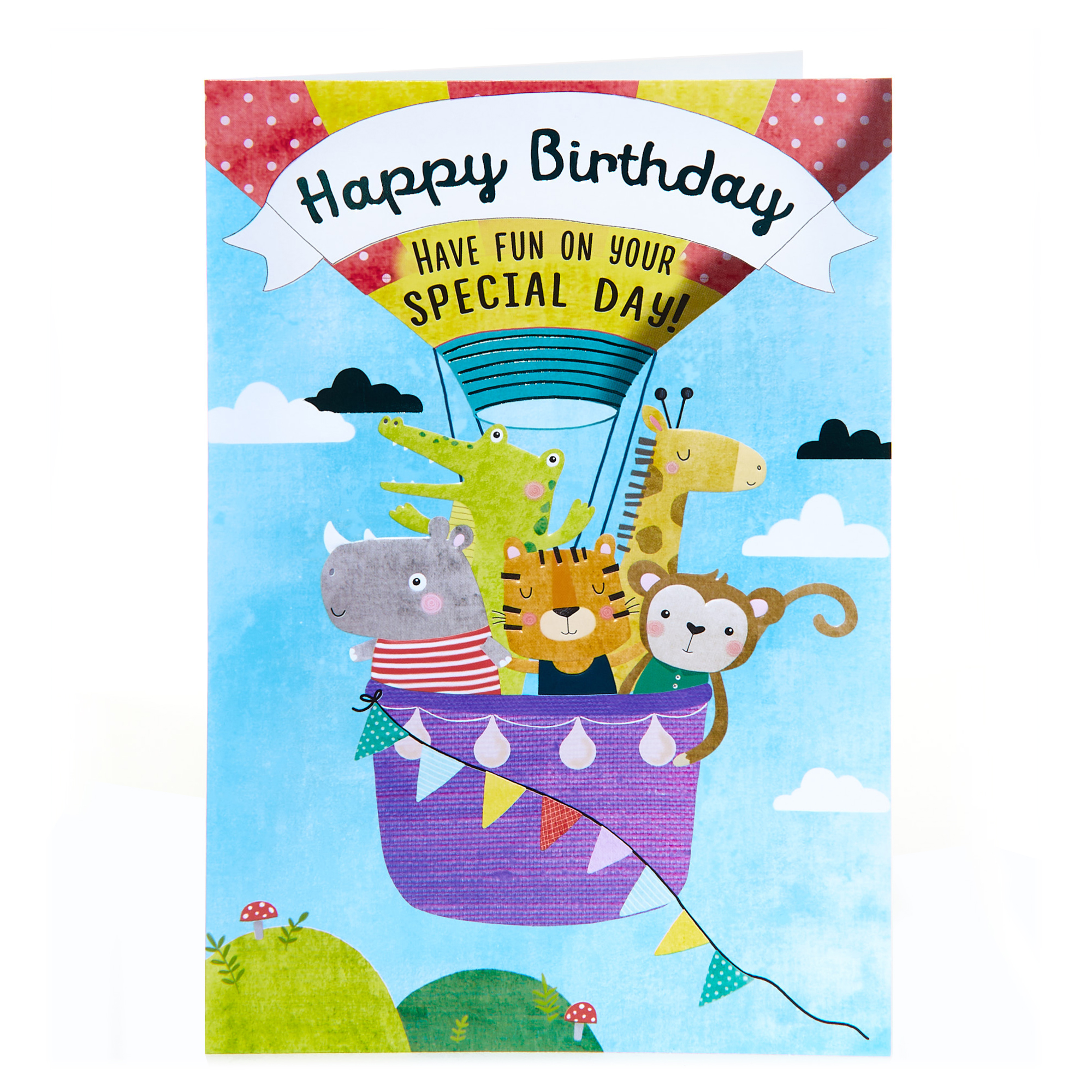 Birthday Card - Hot Air Balloon Ride