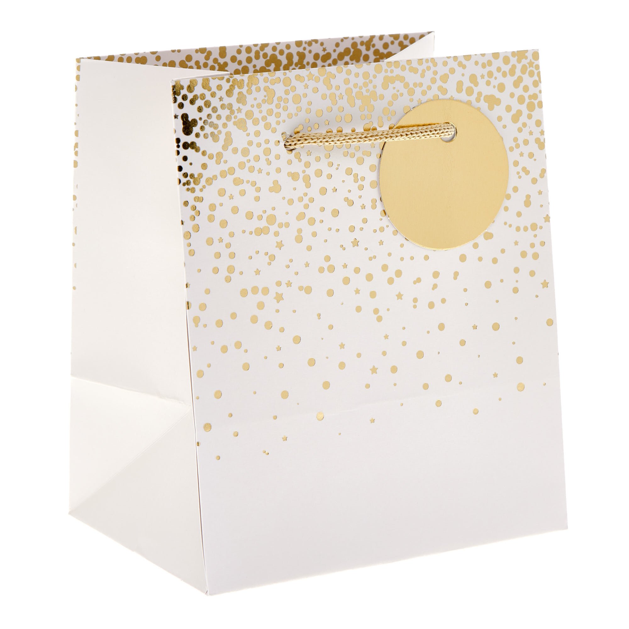 Gold Speckle Gift Bags - Multipack of 5