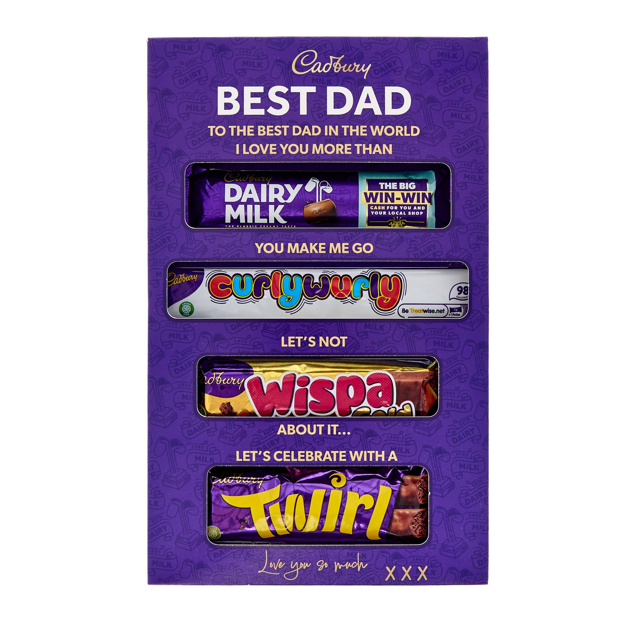 Cadbury Best Dad Chocolate Poem Card