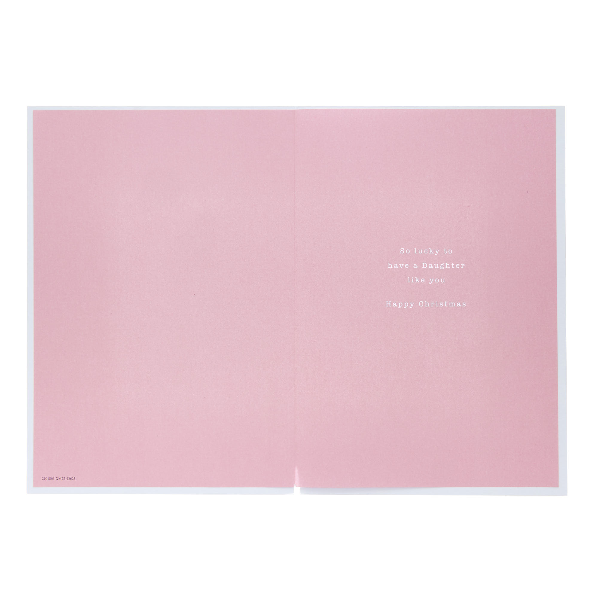 Wonderful Daughter Lots Of Love Christmas Card