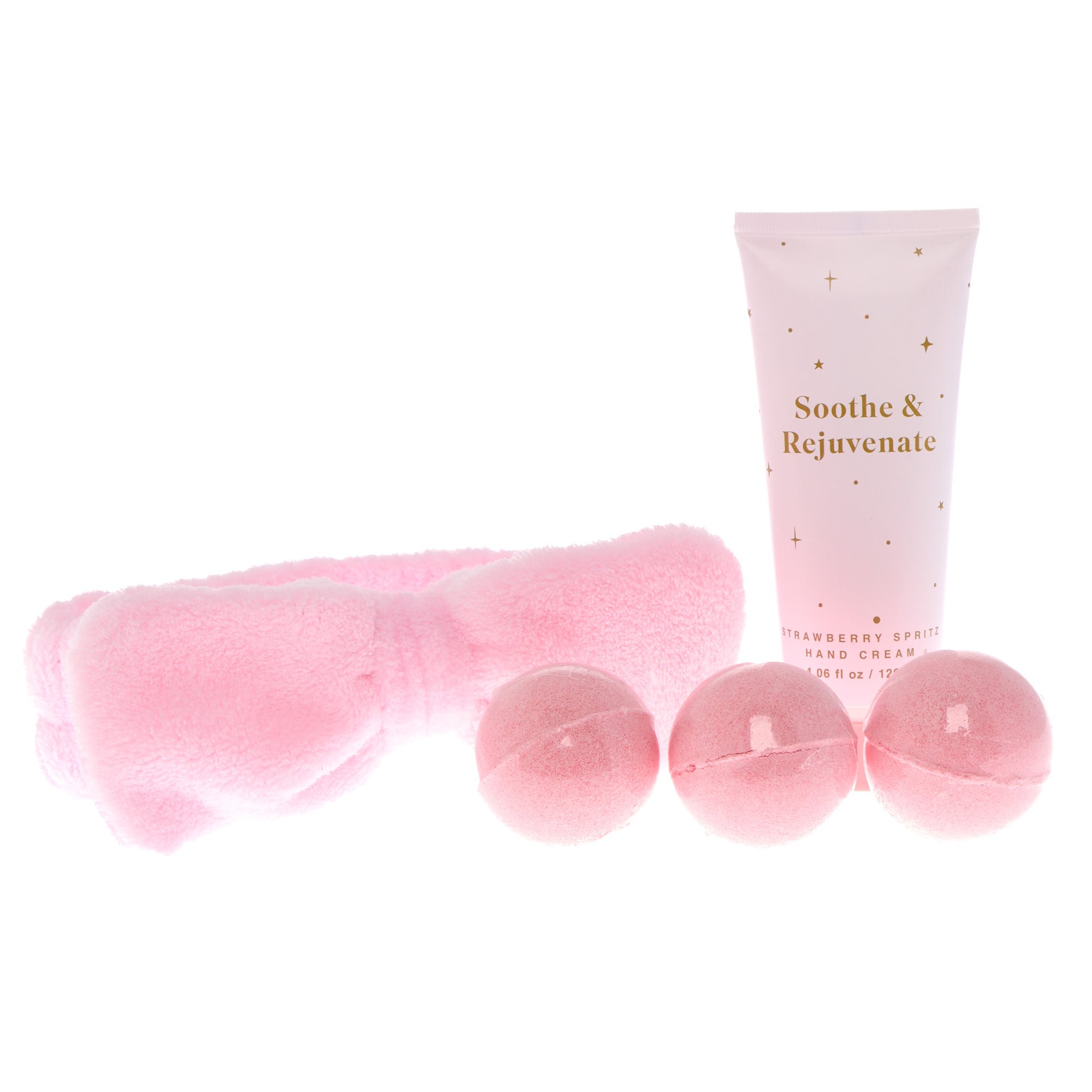 Pamper Me Pretty Headband, Bath Bombs & Hand Cream Set