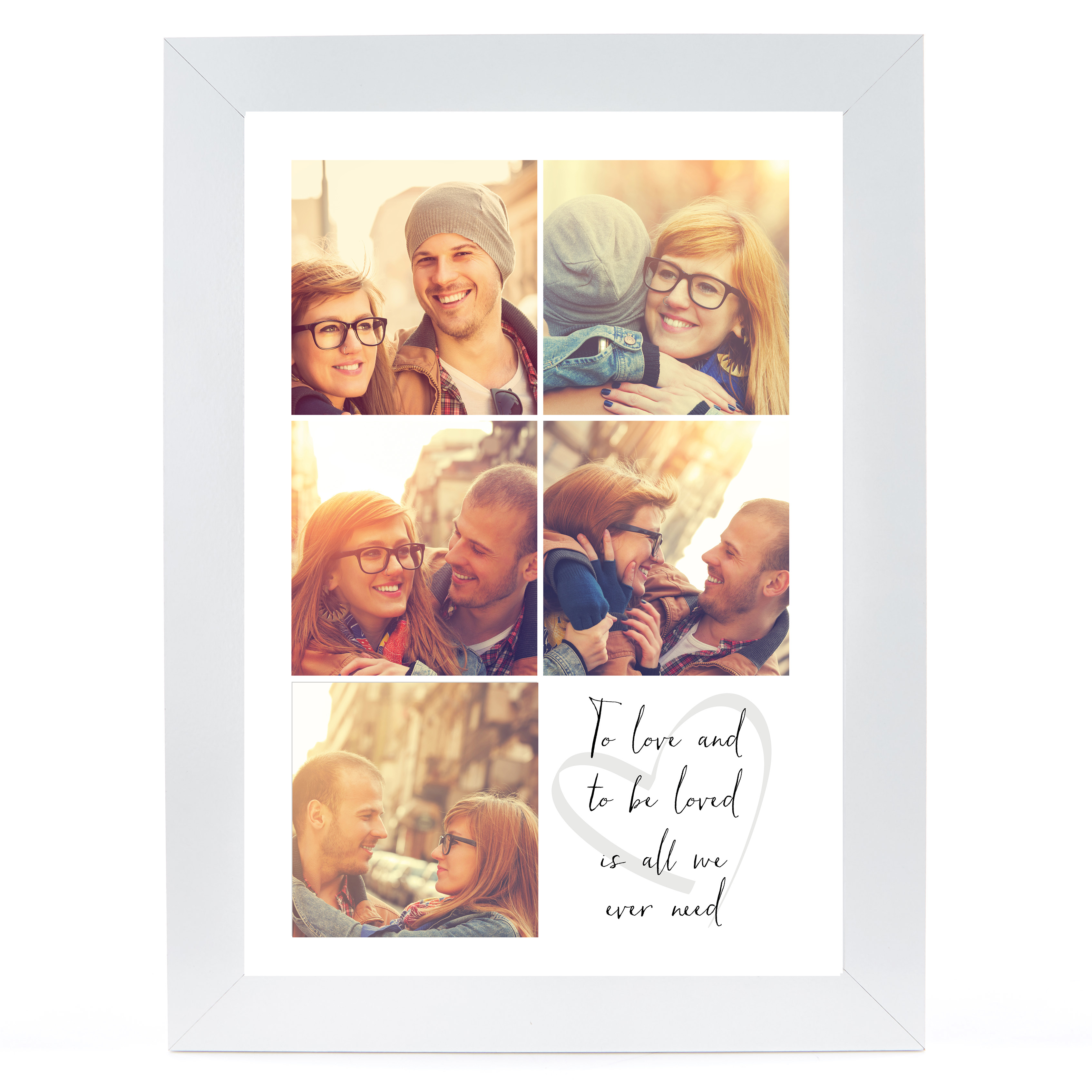 Personalised Valentine's Photo Print - To Love and To Be Loved
