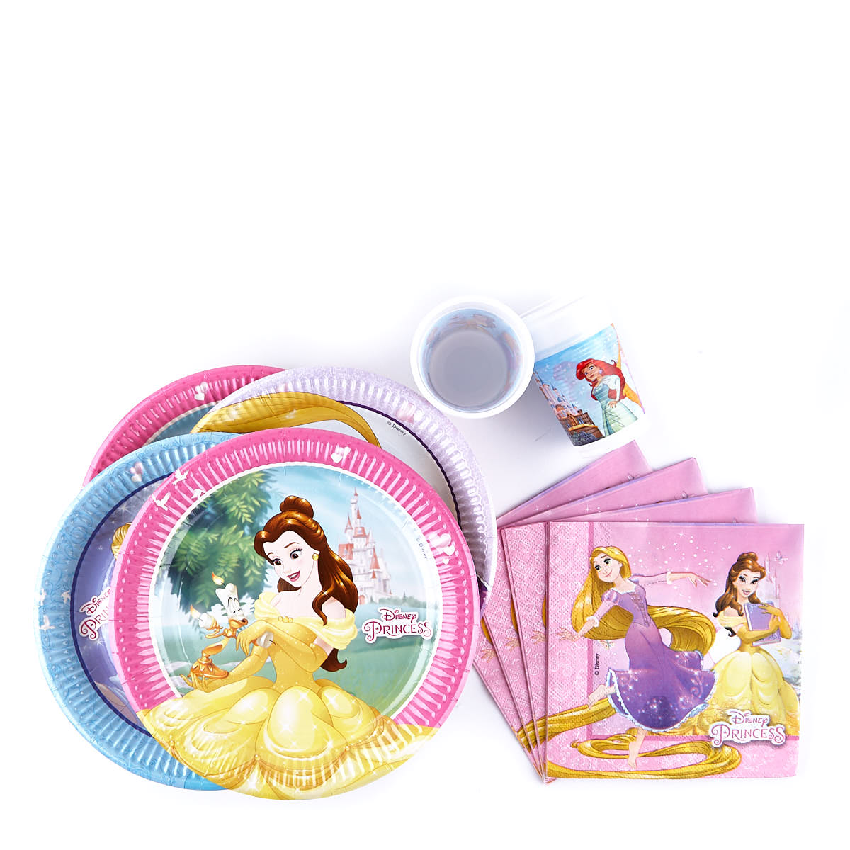Disney Princess Party Tableware Bundle - 36 Pieces