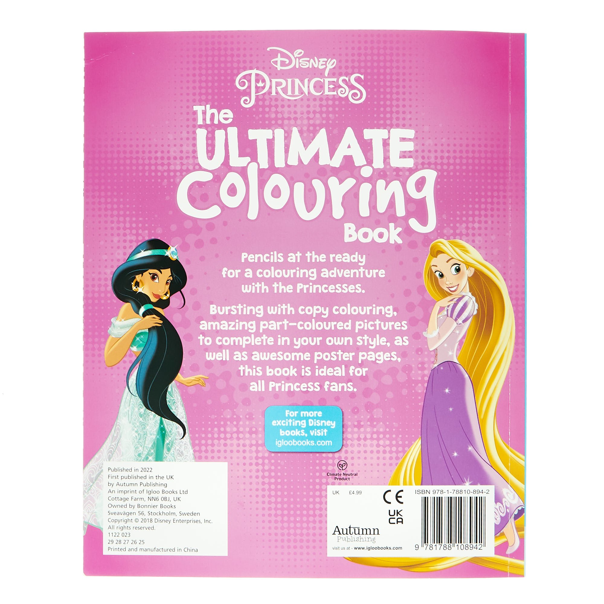 Disney Princess: The Ultimate Colouring Book