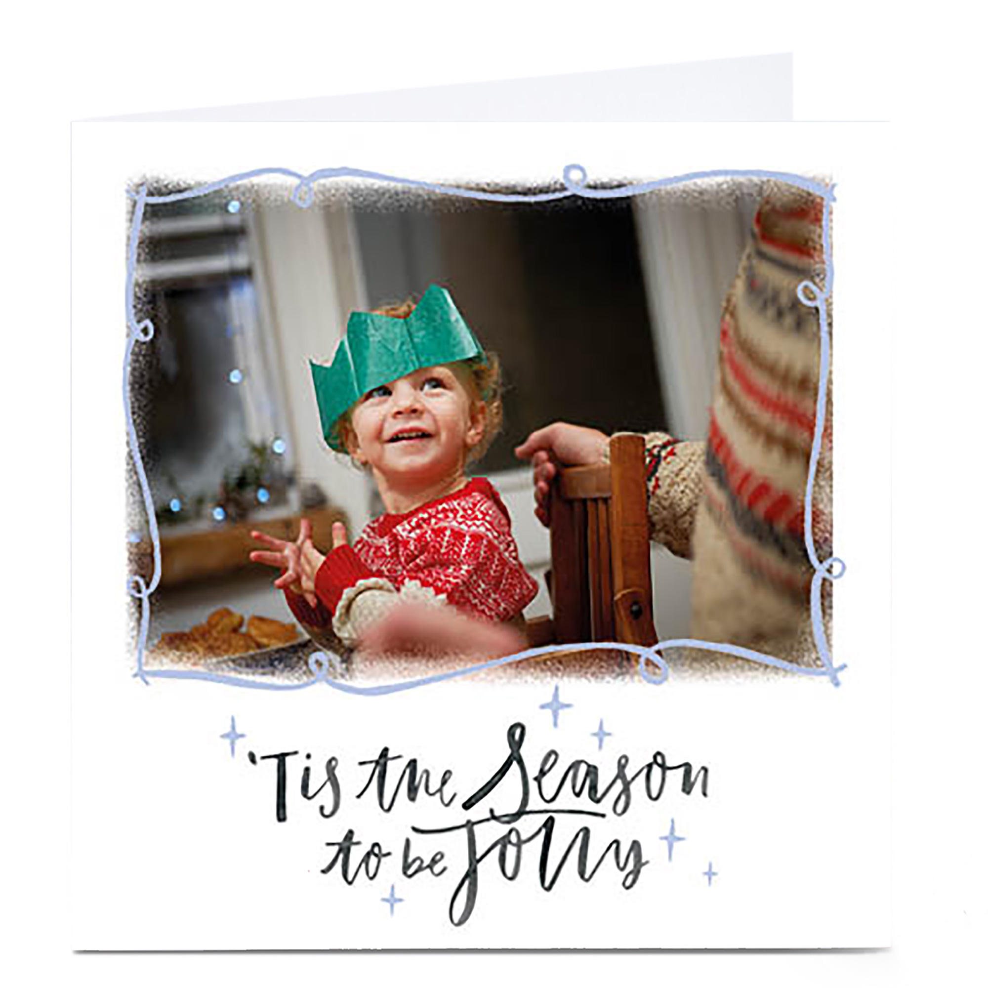 Photo Christmas Card - Tis The Season White