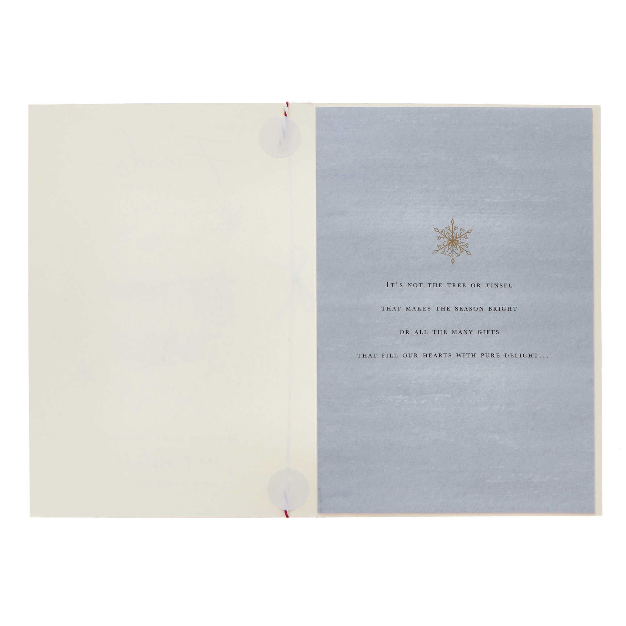 Friends May Your Hearts Be Bright Christmas Card