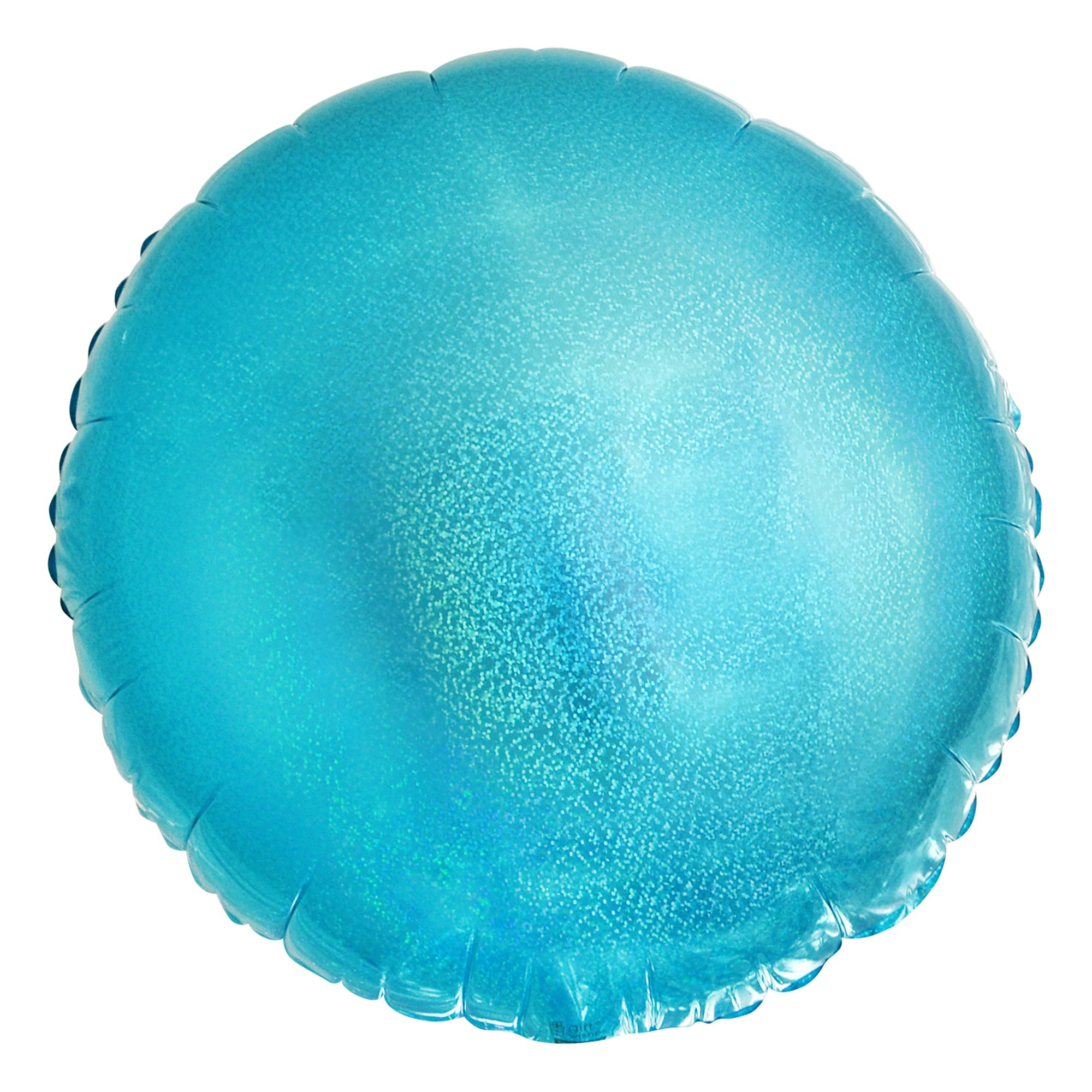 Round Blue 18-Inch Foil Helium Balloon