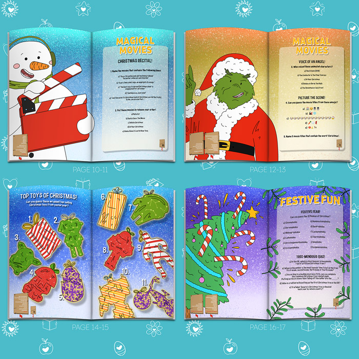 Personalised 'Beat The Book Of Christmas' Book