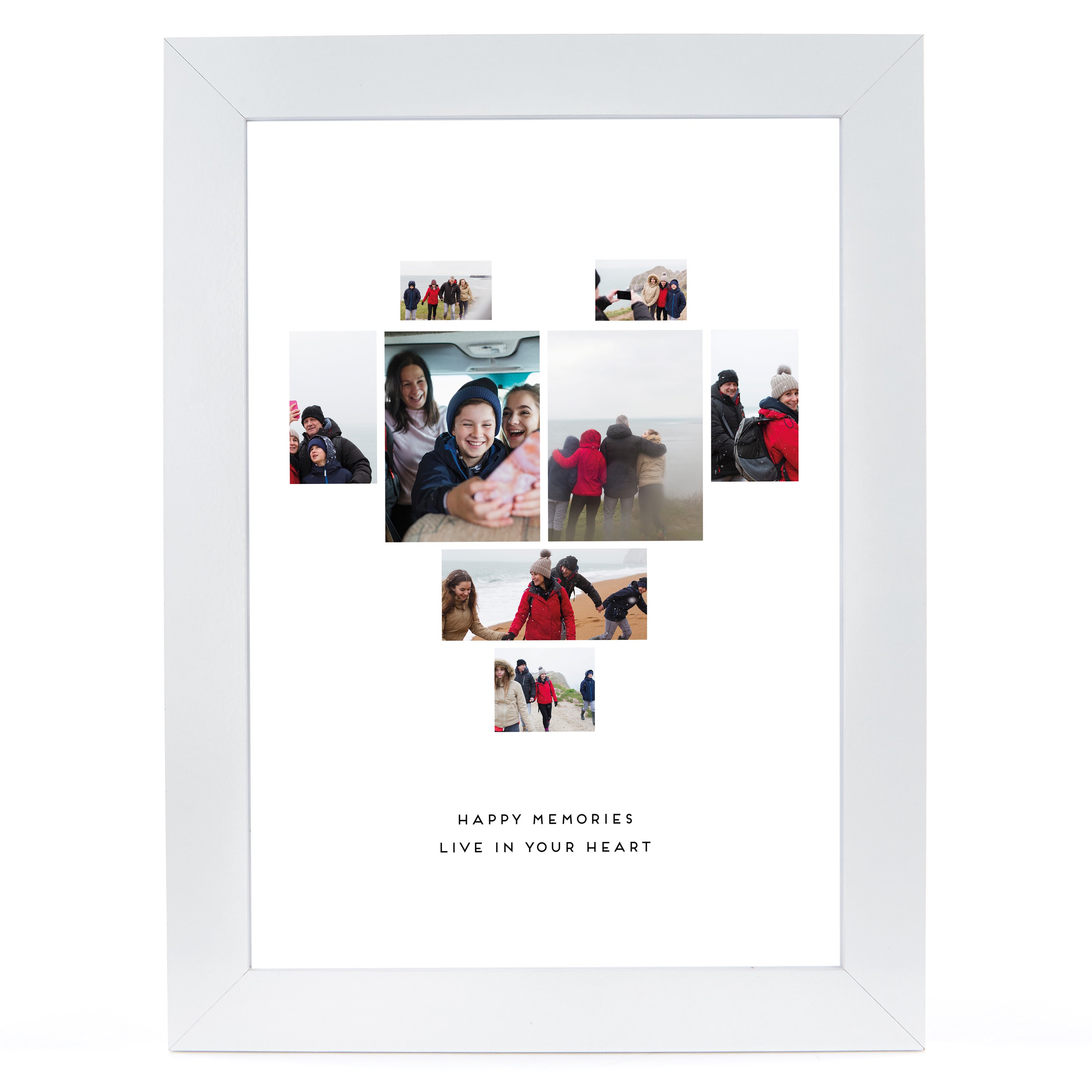 Personalised Photo Print - Happy Memories Live In Your Heart