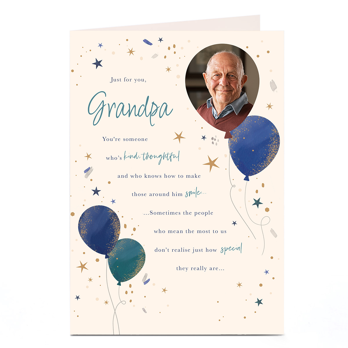 Photo Birthday Card - How Special You Are, Grandpa