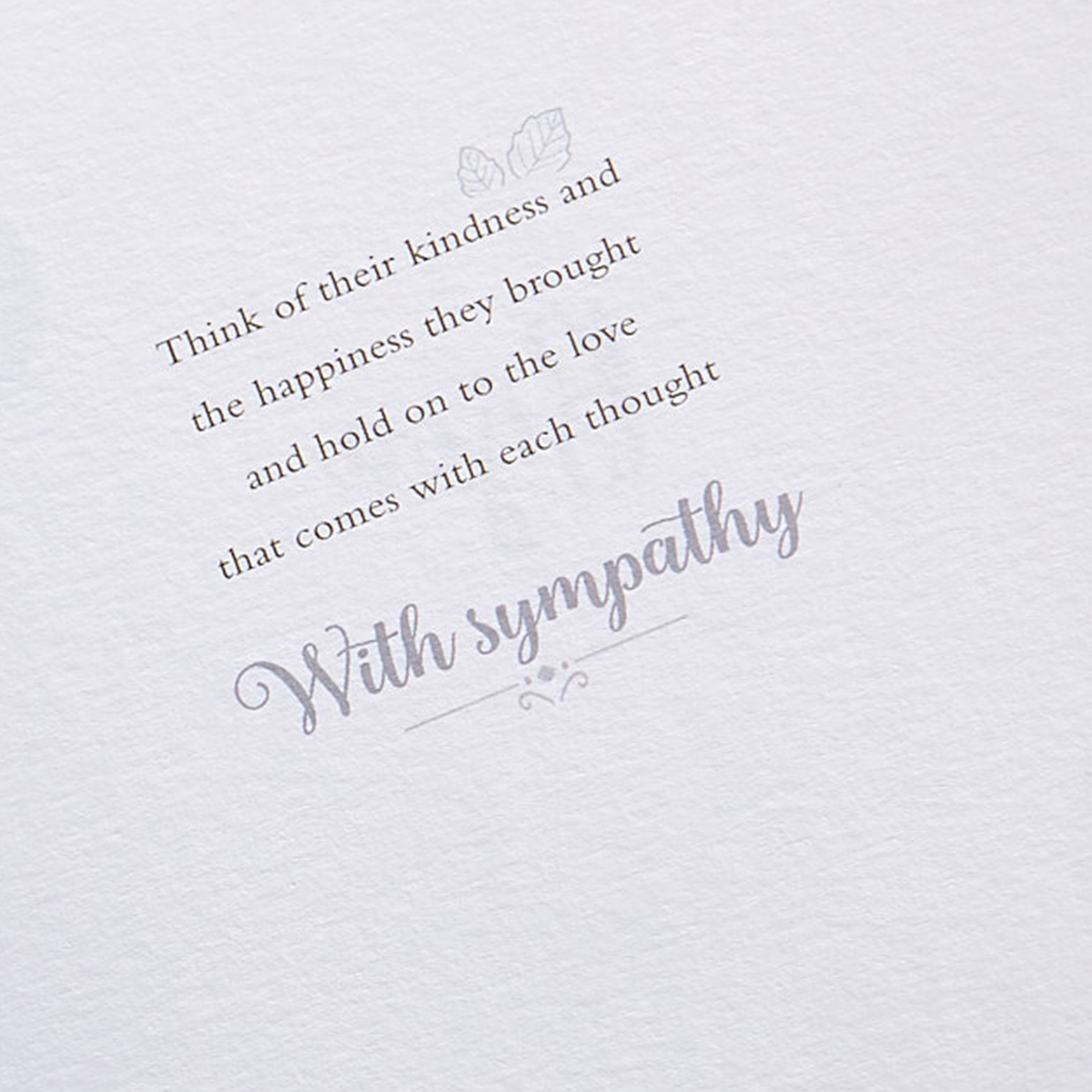 Sympathy Card - Your Loved One