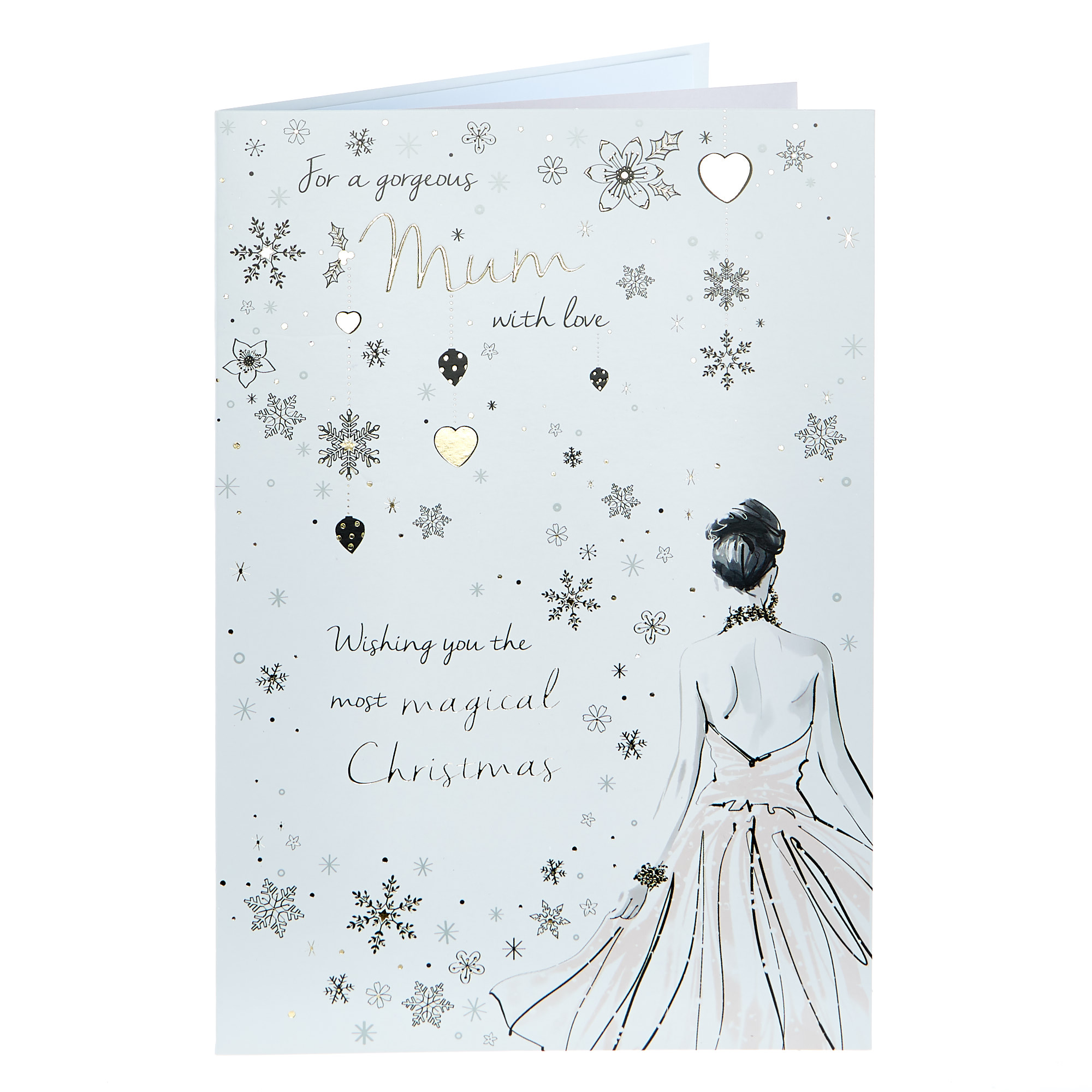 Christmas Card - For A Gorgeous Mum With Love